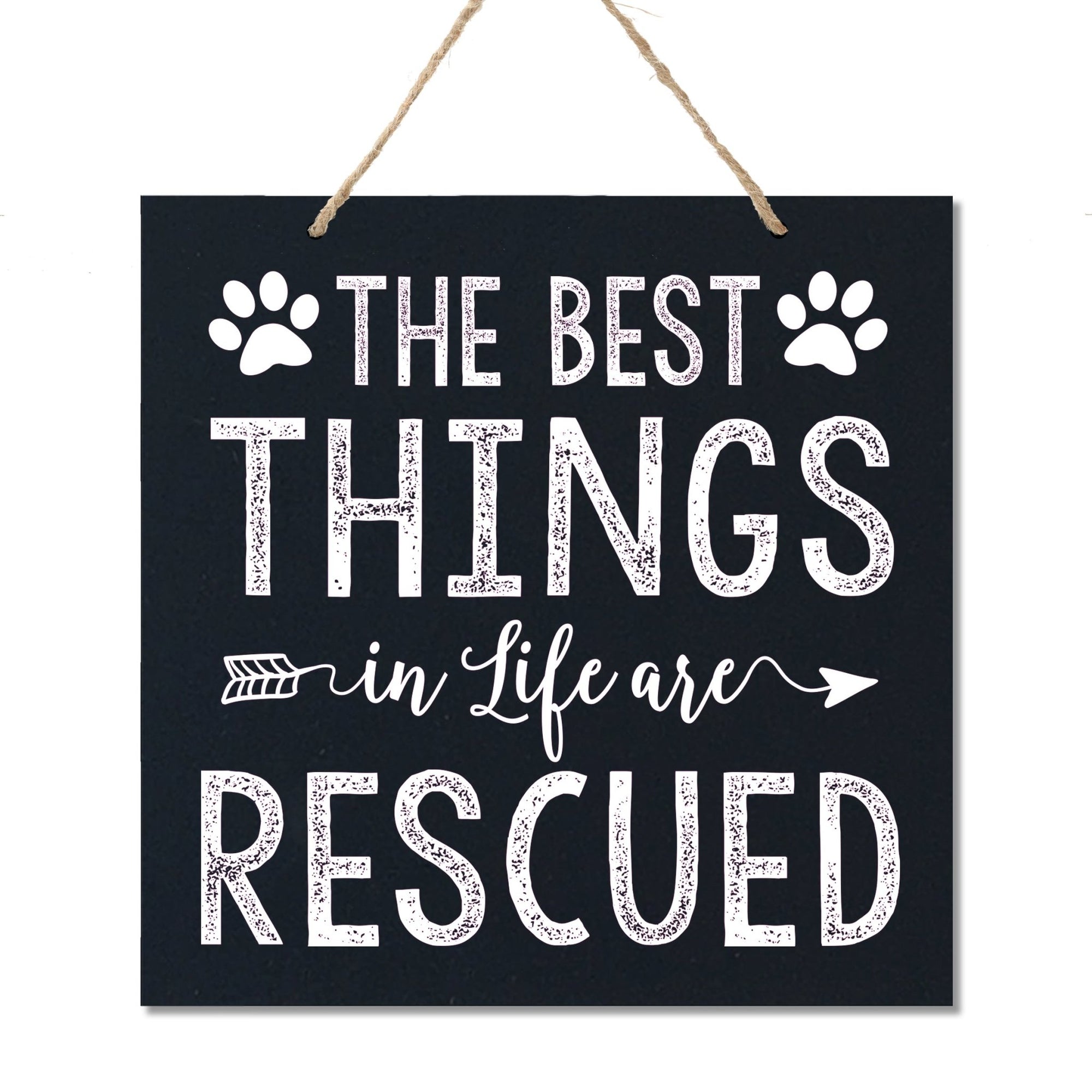 Engraved Memorial Dog Wall Sign The Best Things - LifeSong Milestones