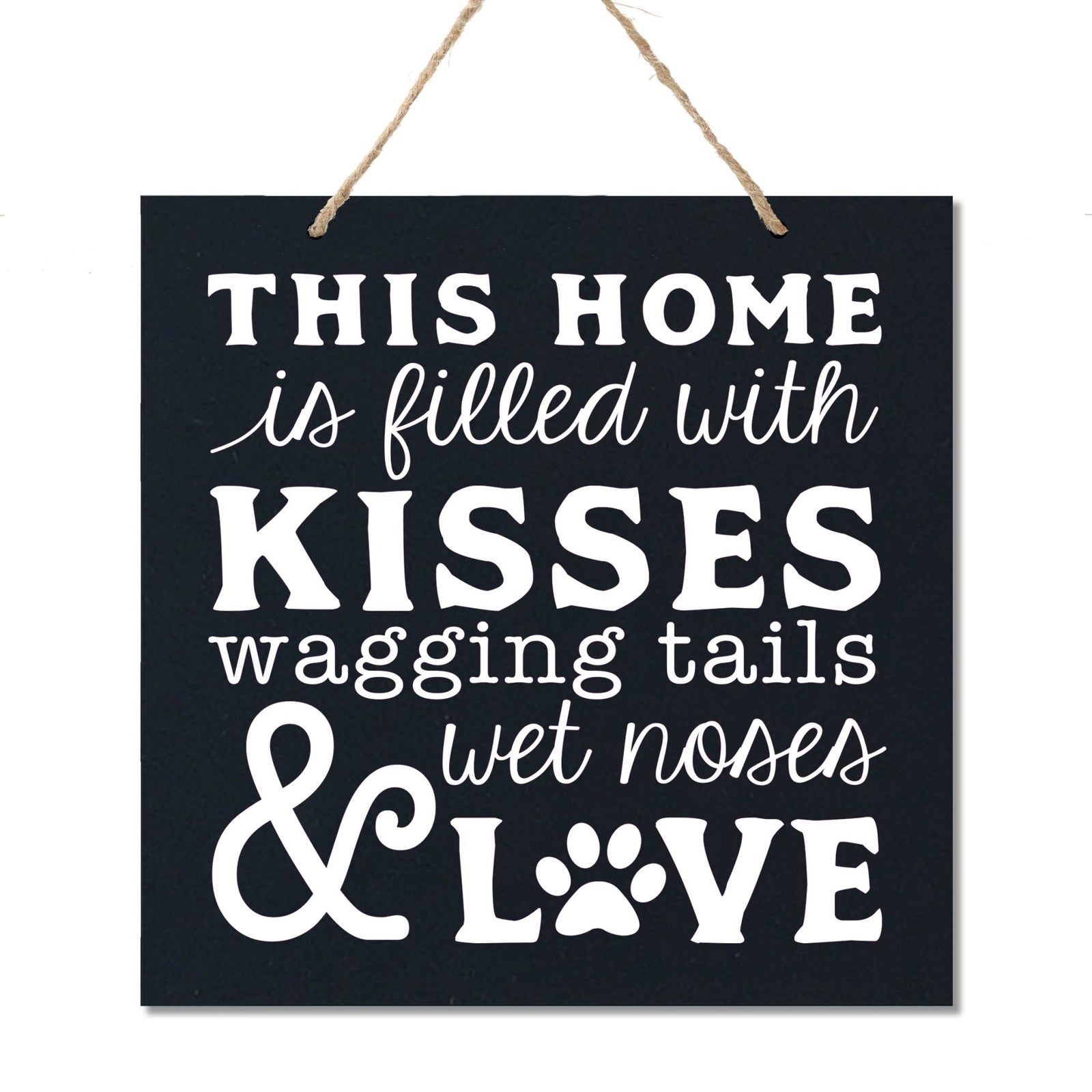 Engraved Memorial Dog Wall Sign This Home - LifeSong Milestones