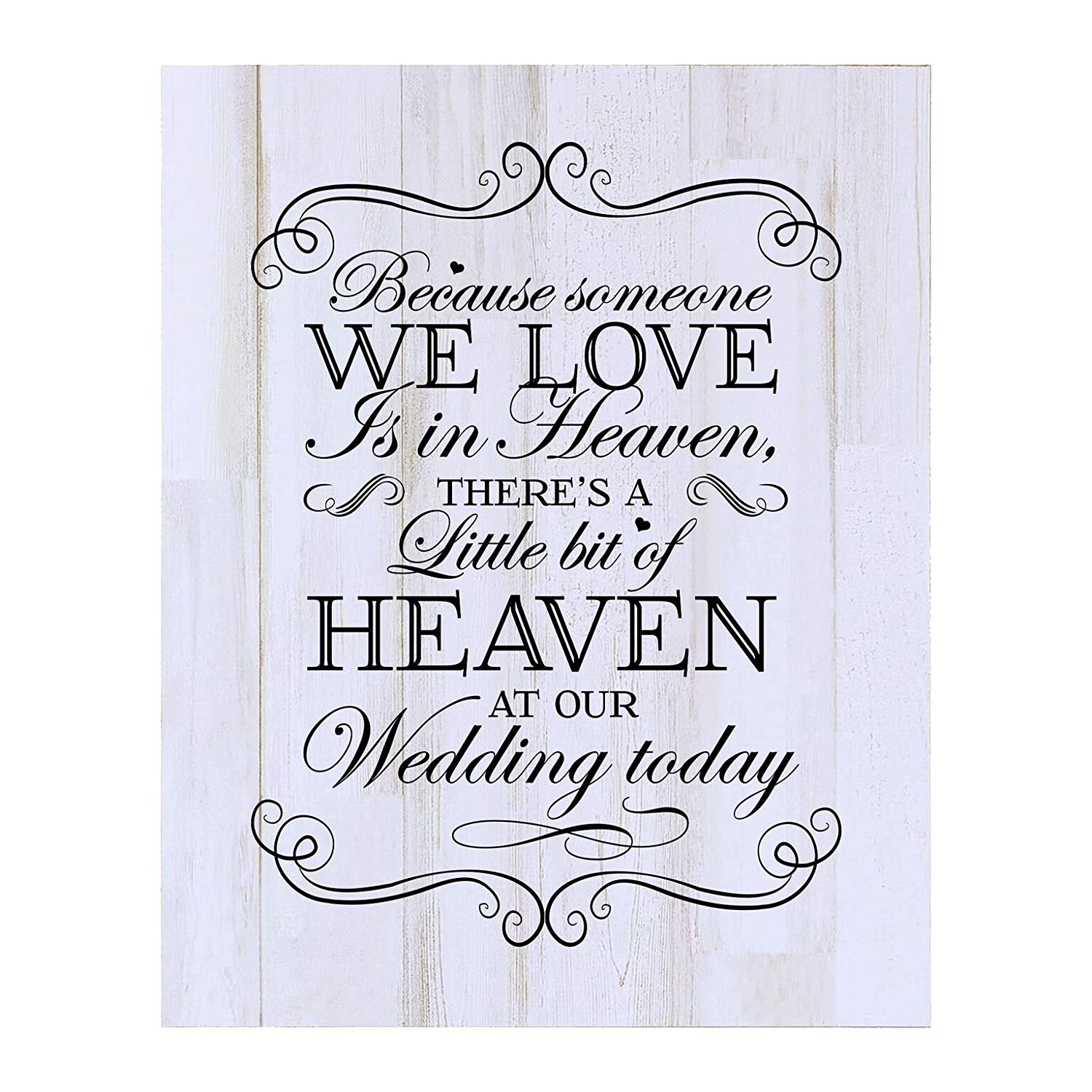 Engraved Memorial Wooden Wall Plaque Bit of Heaven 12x15 - LifeSong Milestones