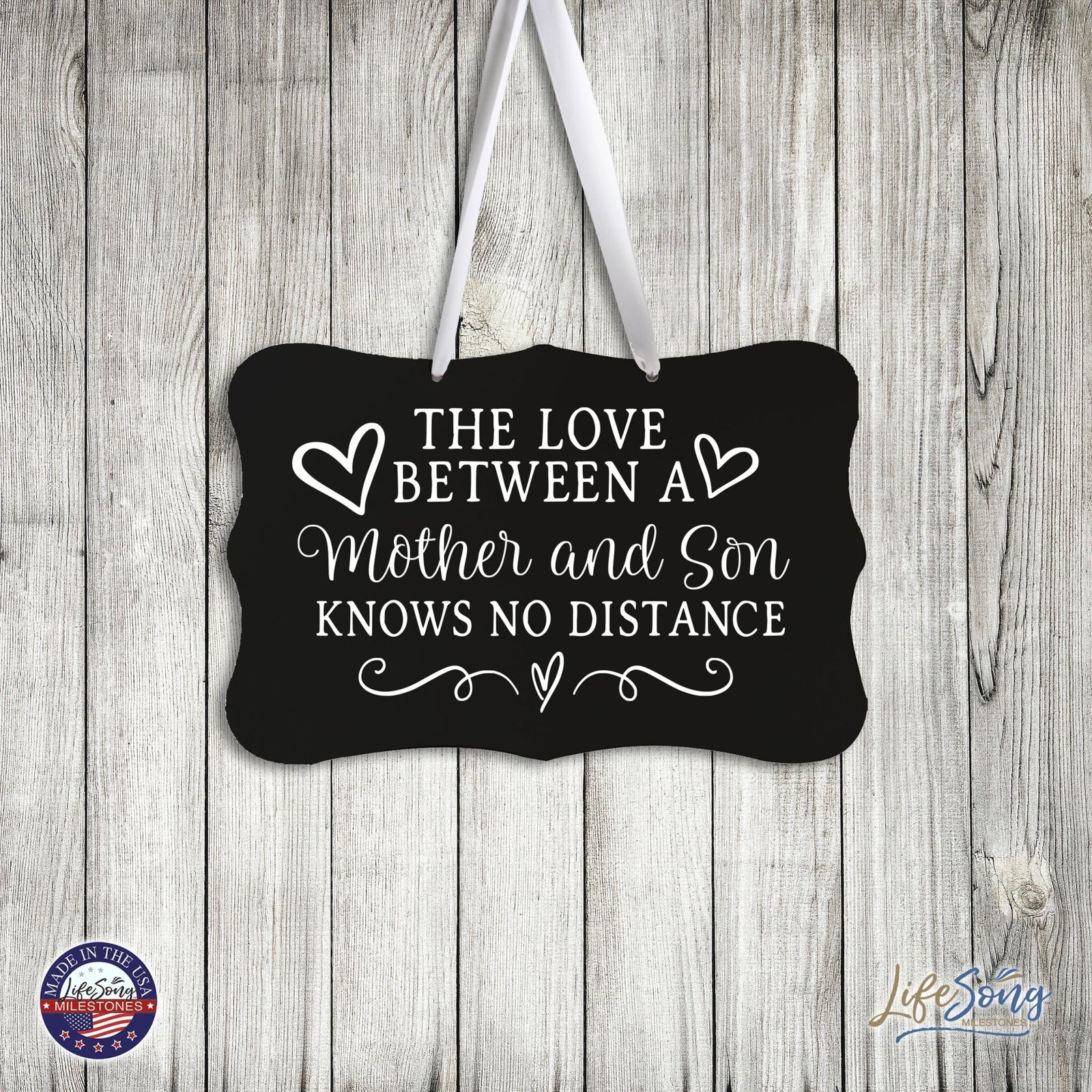Every Day Inspirational Hanging Wall Plaque - Mother And Son - LifeSong Milestones