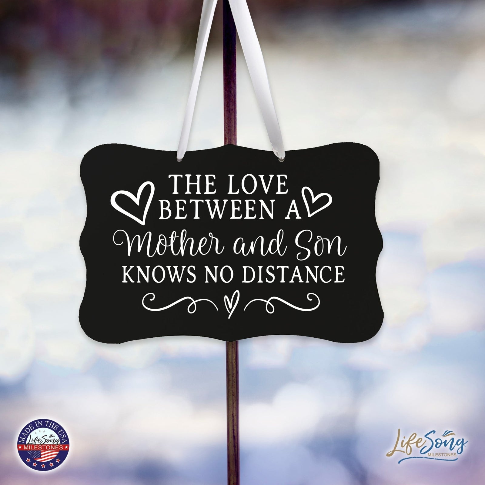 Every Day Inspirational Hanging Wall Plaque - Mother And Son - LifeSong Milestones