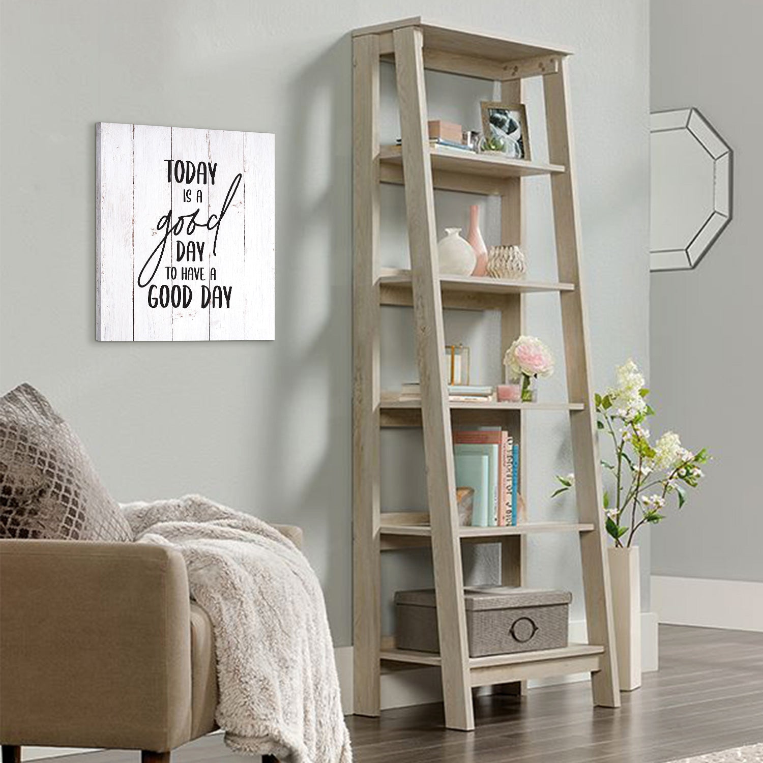 Every Day Inspirational Hanging Wall Plaque - Today Is A Good Day - LifeSong Milestones