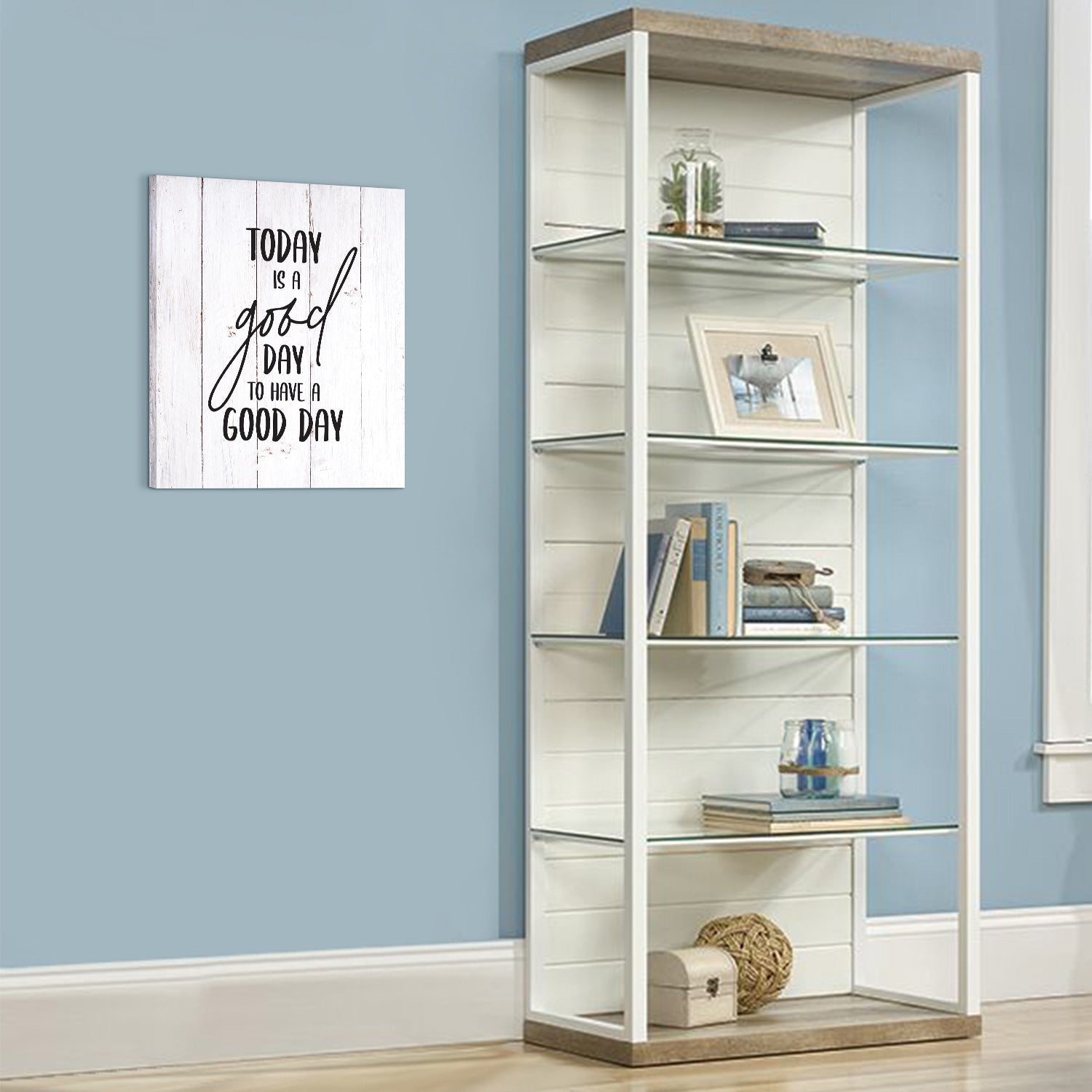 Every Day Inspirational Hanging Wall Plaque - Today Is A Good Day - LifeSong Milestones