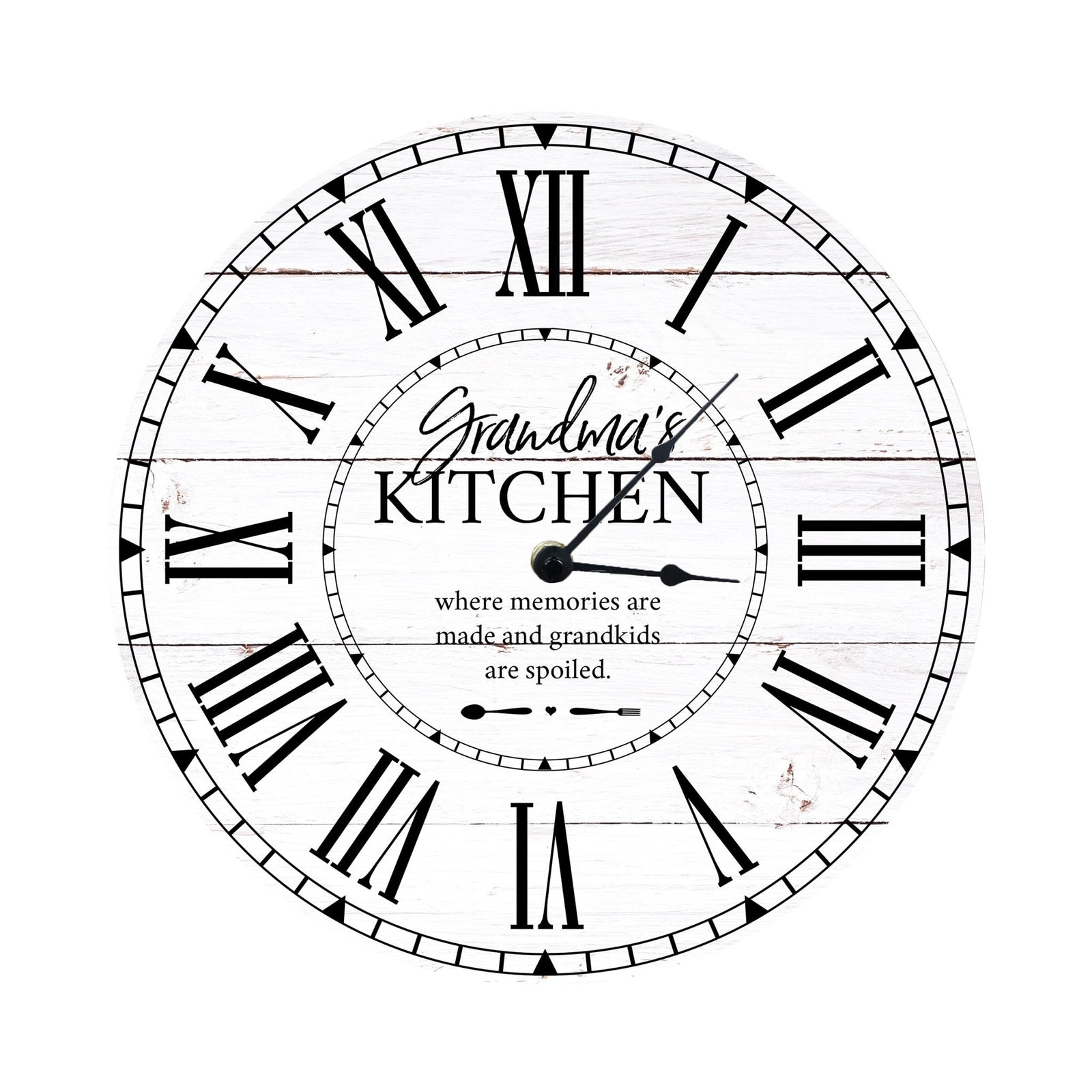 Everyday Home and Family Clock 12” x .0125” Grandma’s Kitchen - LifeSong Milestones