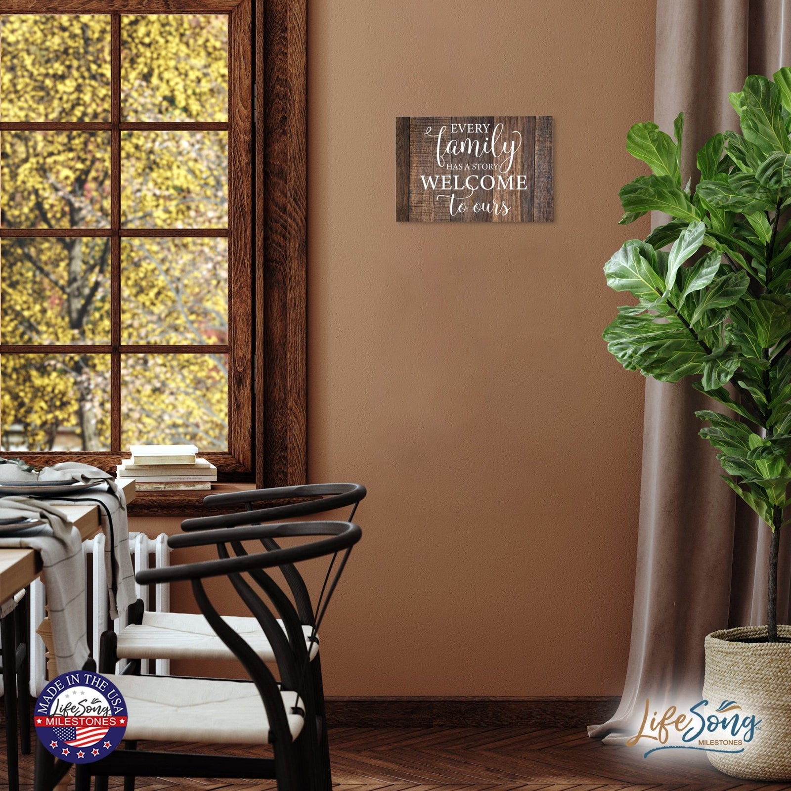 Everyday Inspirational 6.8 Wall Sign - Every Family Has - LifeSong Milestones