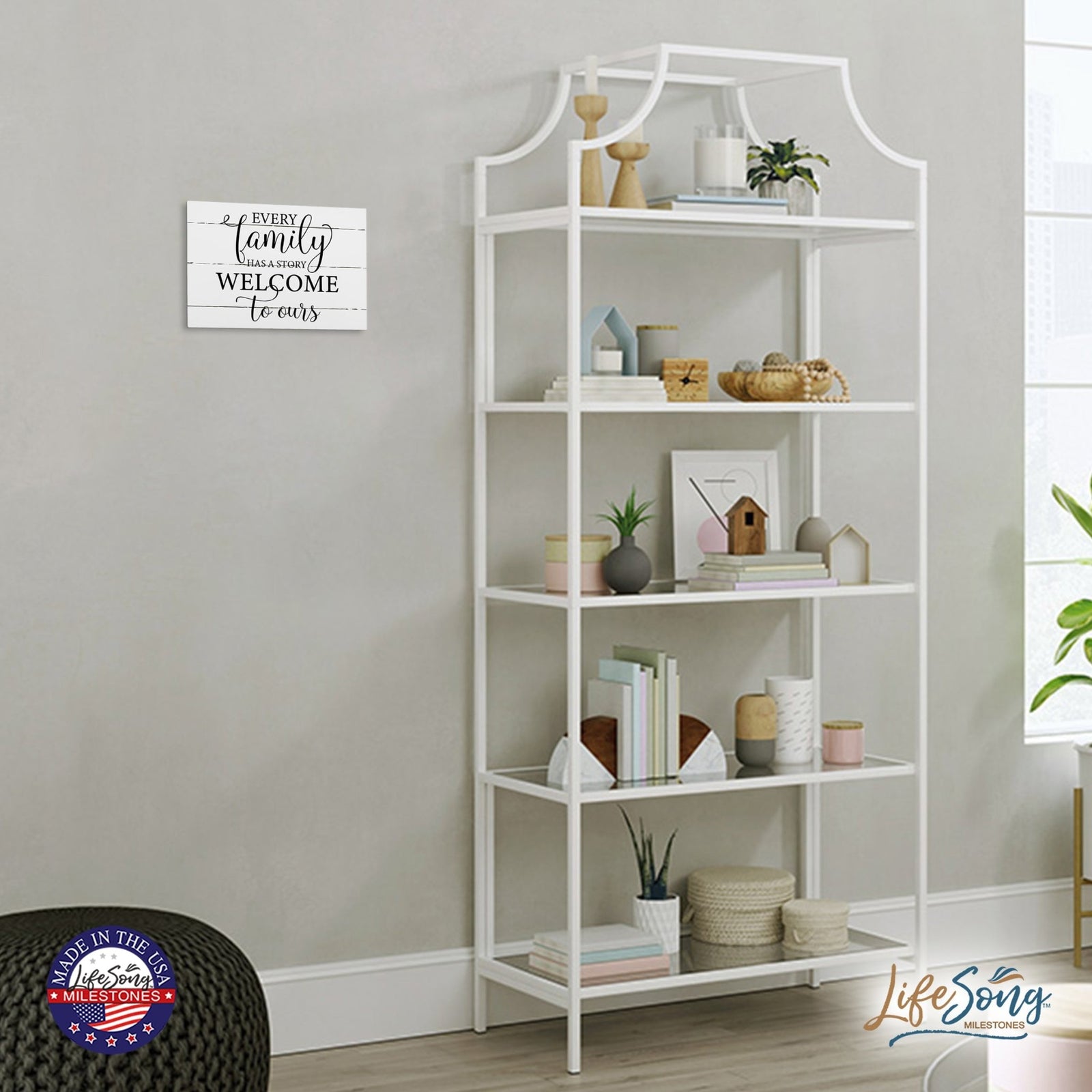 Everyday Inspirational 6.8 Wall Sign - Every Family Has - LifeSong Milestones