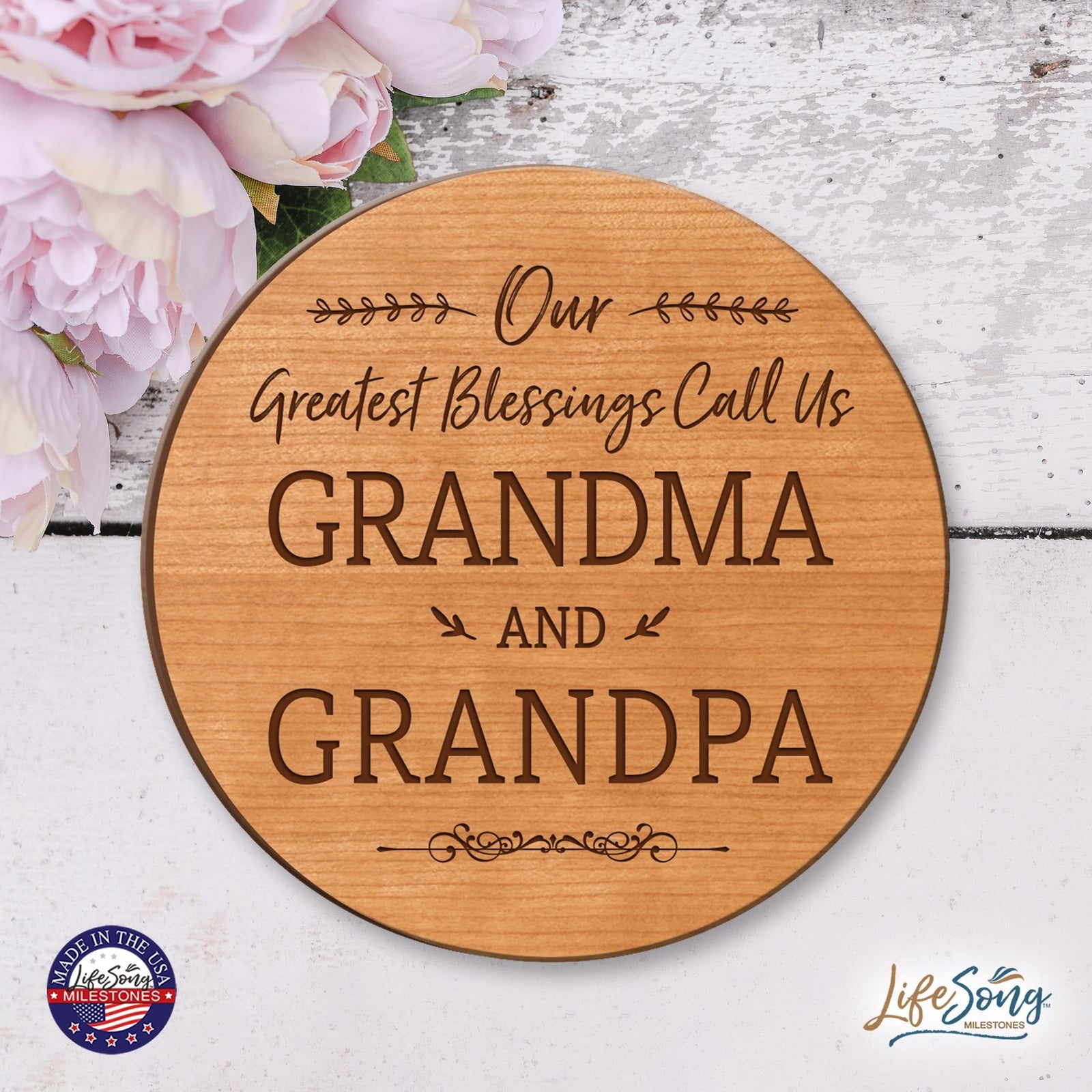 Everyday Lazy Susan 12x12 Greatest Blessings - LifeSong Milestones