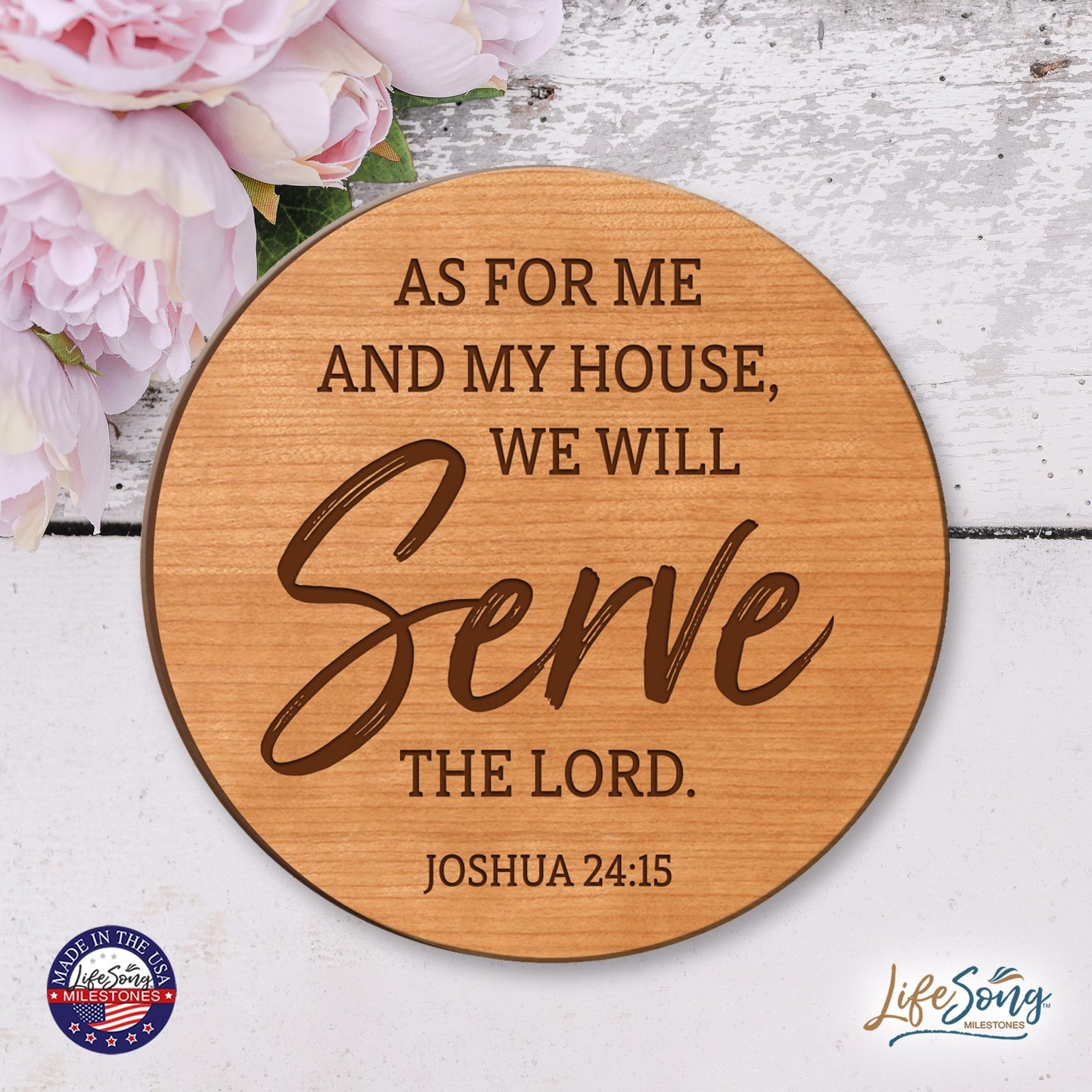 Everyday Lazy Susan 12x12 Mixed Verses - LifeSong Milestones