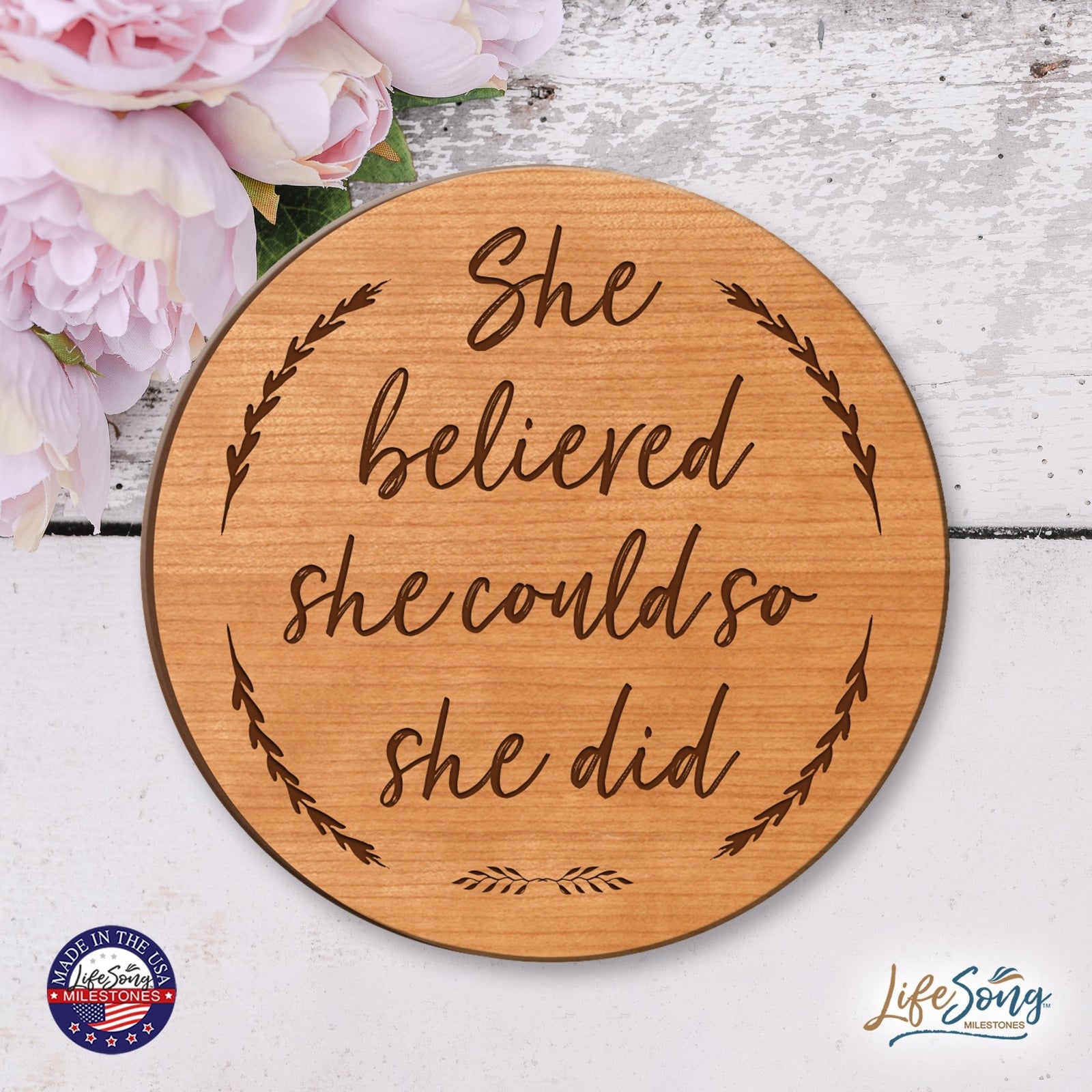 Everyday Lazy Susan 12x12 Mixed Verses - LifeSong Milestones