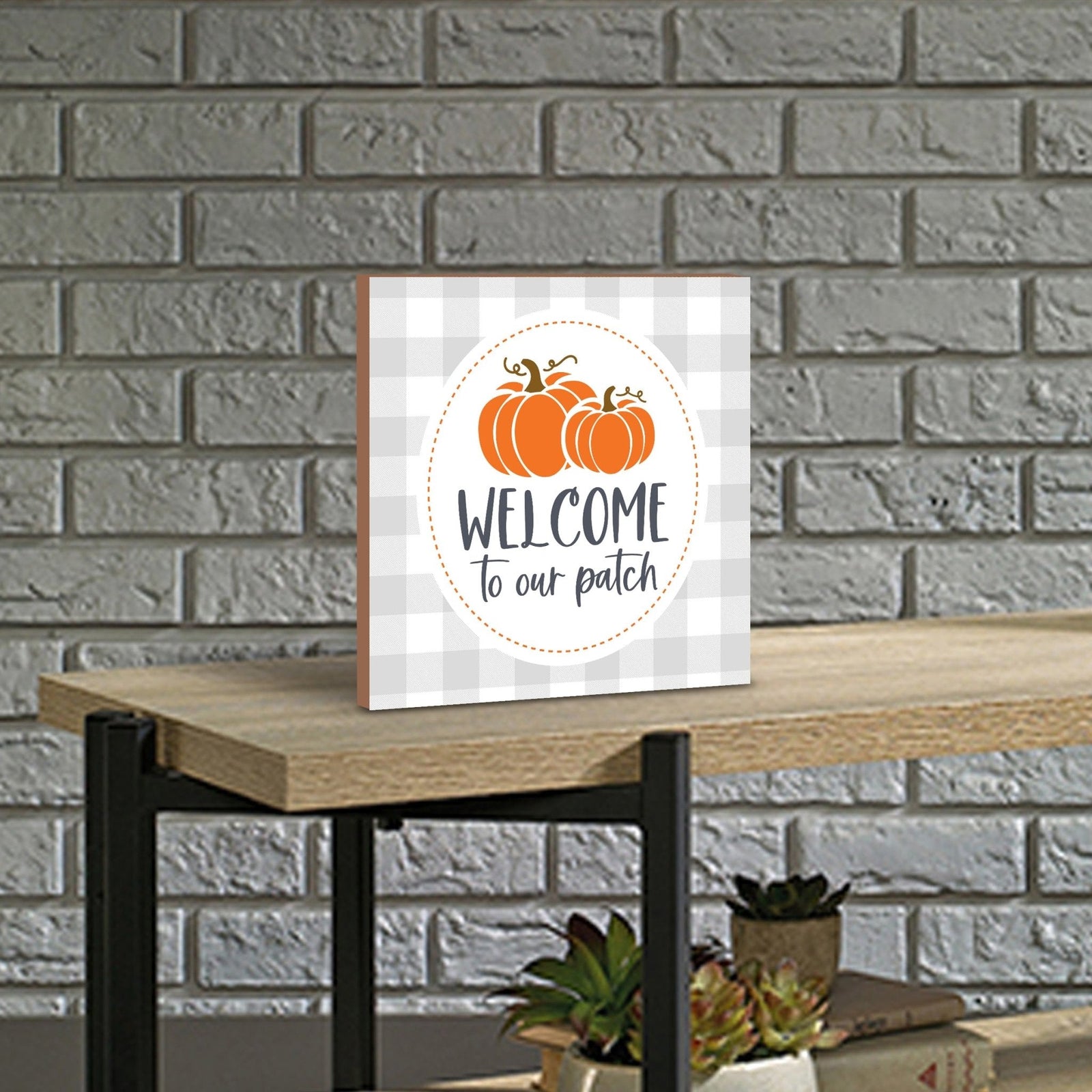 Fall Themed Unique Shelf Décor and Tabletop Signs - LifeSong Milestones
