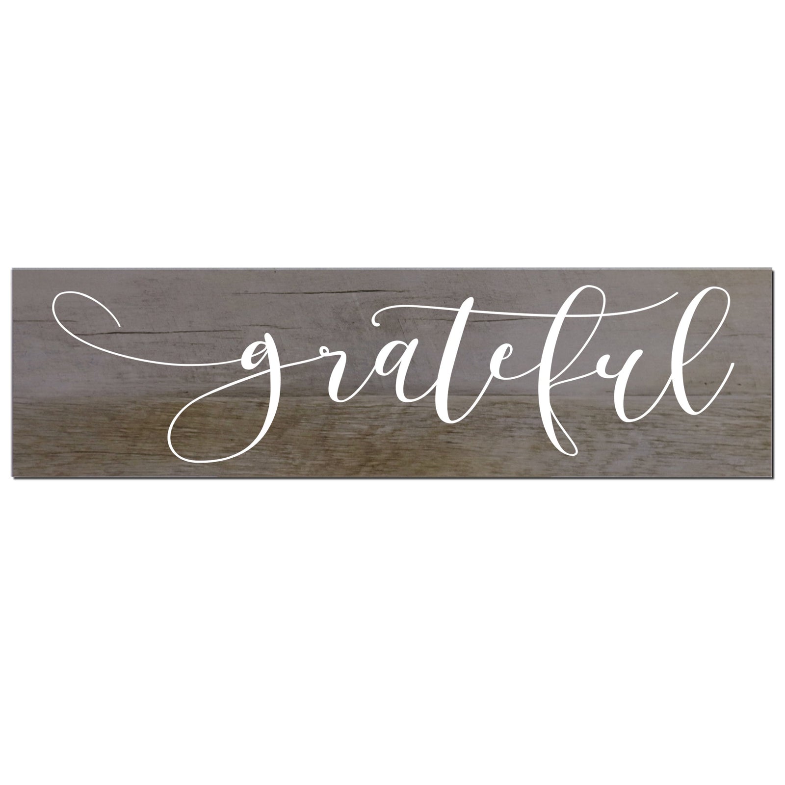 Family Barnwood Sign Home Decor - Grateful - LifeSong Milestones