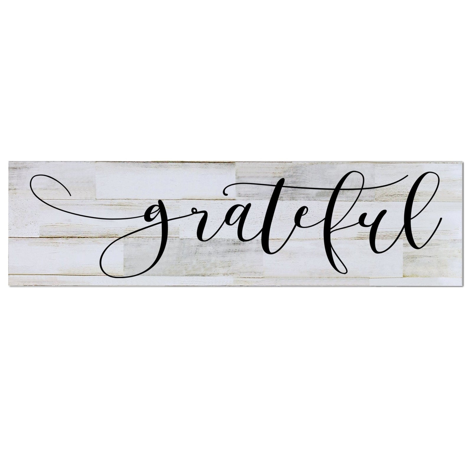 Family Barnwood Sign Home Decor - Grateful - LifeSong Milestones