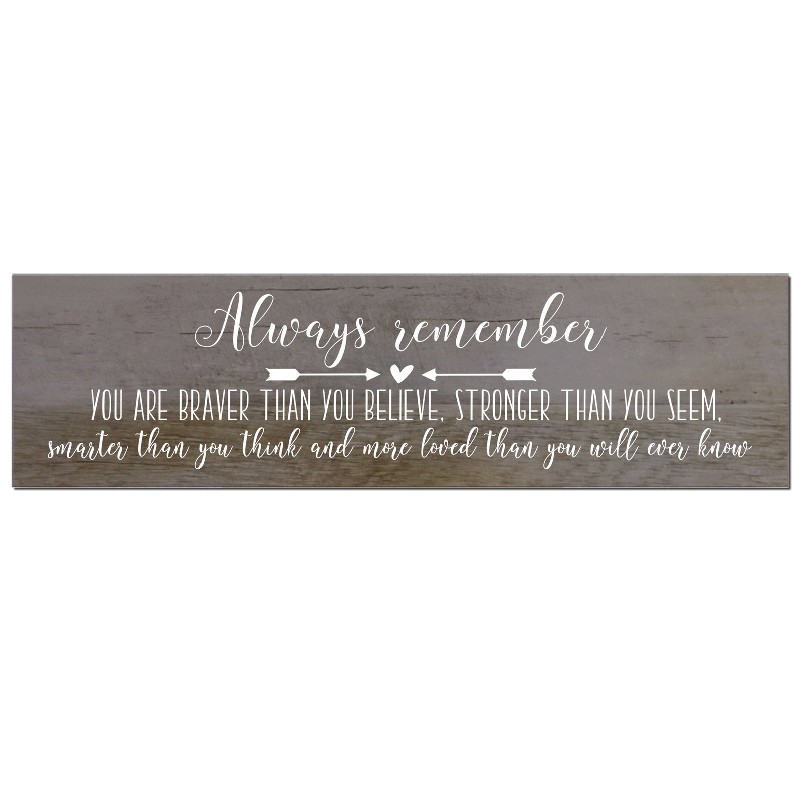 Family Barnwood Sign Home Decor - Remember - LifeSong Milestones