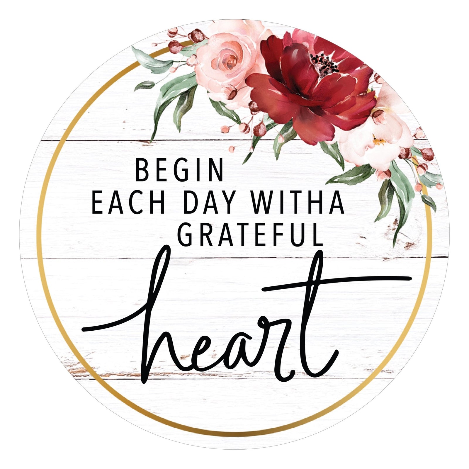 Family & Home Refrigerator Magnet Perfect Gift Idea For Home Décor - Begin Each Day