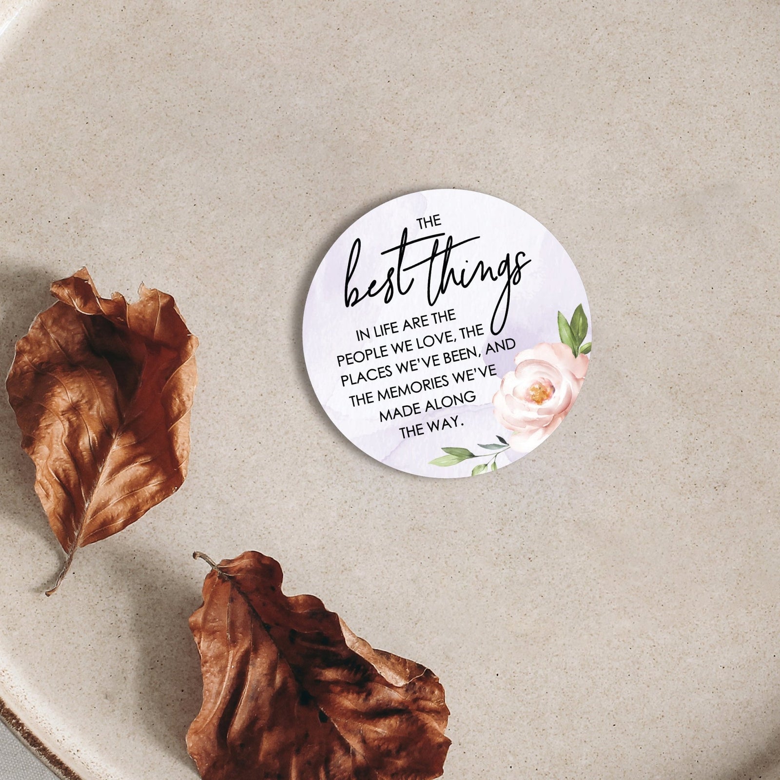 Family & Home Round Refrigerator Magnet Perfect Gift Idea For Home Décor - Best Things - LifeSong Milestones