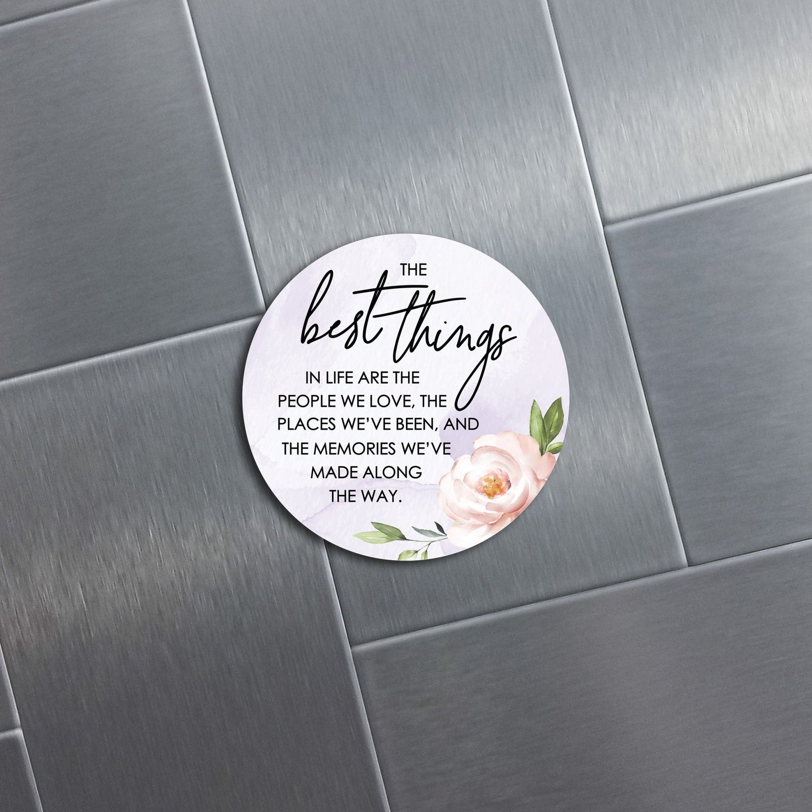 Family & Home Round Refrigerator Magnet Perfect Gift Idea For Home Décor - Best Things - LifeSong Milestones