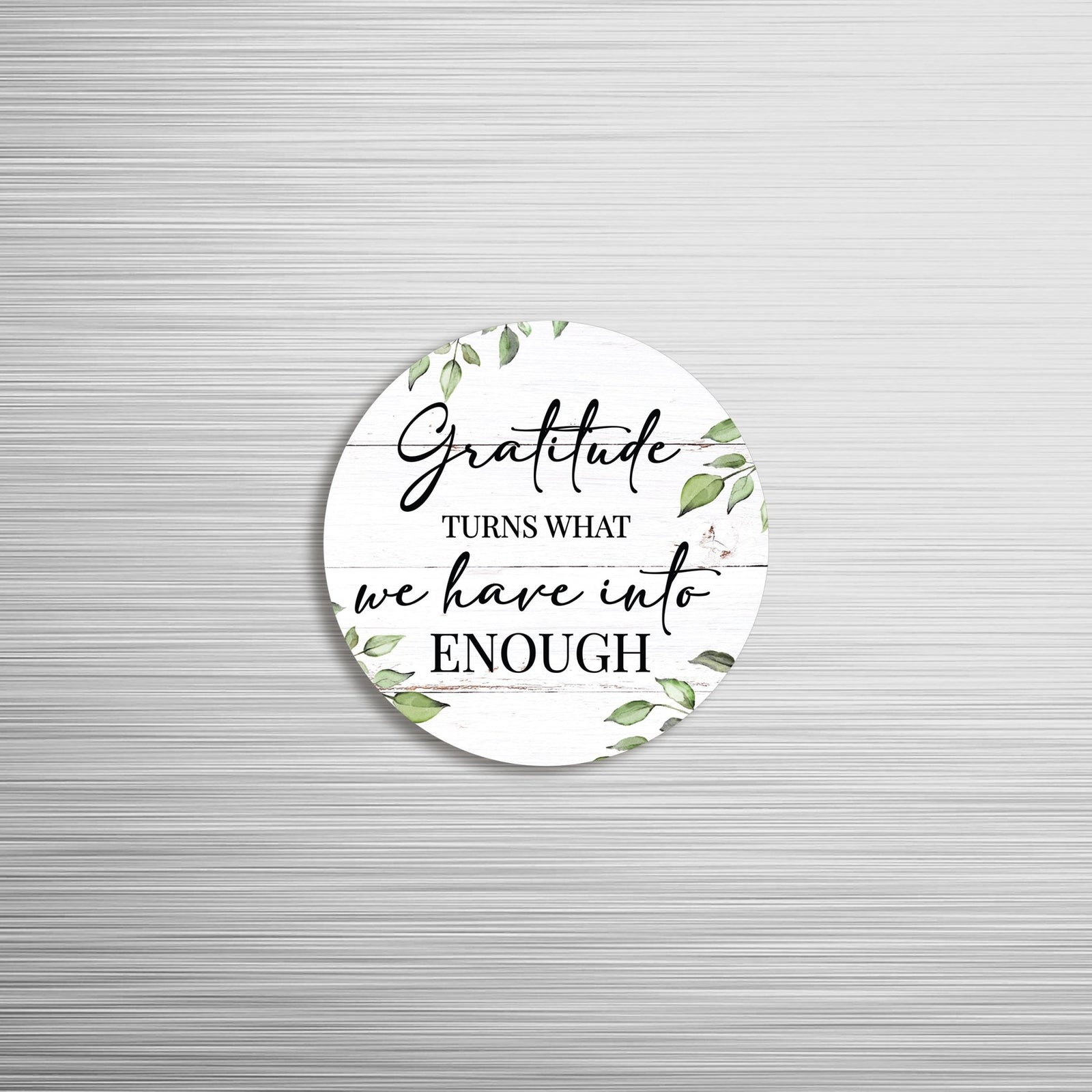 Family & Home Round Refrigerator Magnet Perfect Gift Idea For Home Décor - Gratitude Turns - LifeSong Milestones