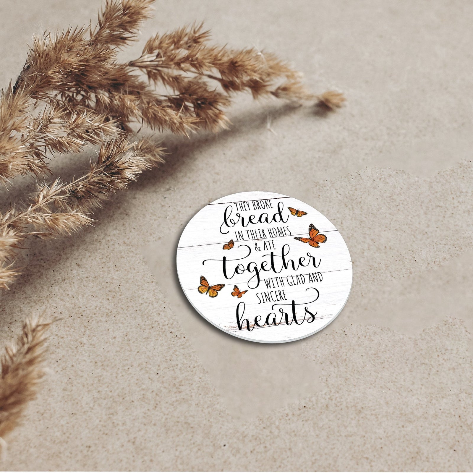 Family & Home Refrigerator Magnet Perfect Gift Idea For Home Décor - They Broke Bread