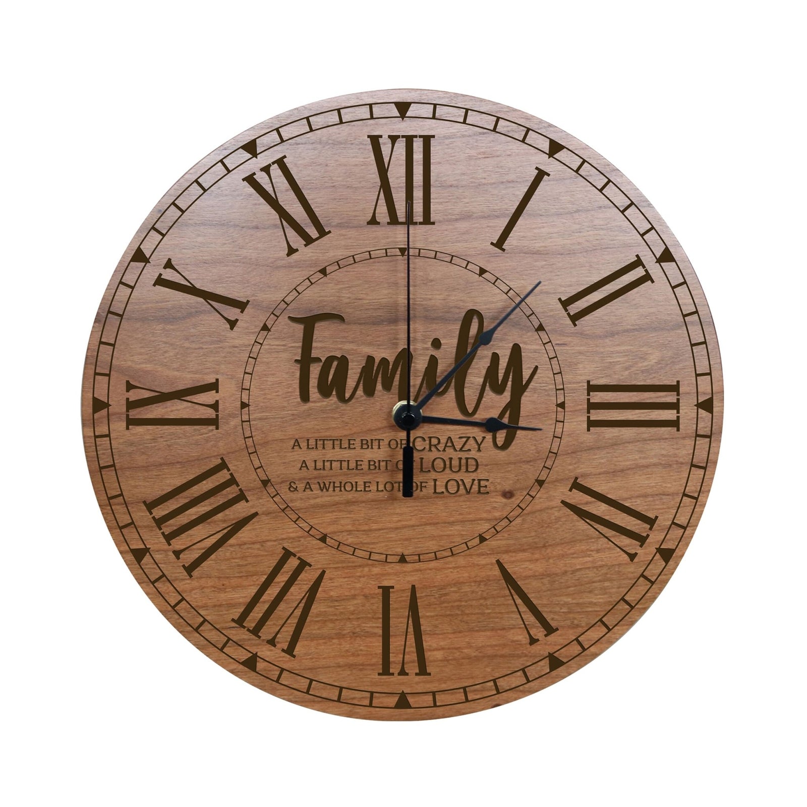 Family Wall or Desktop Clock 12” - Family - LifeSong Milestones