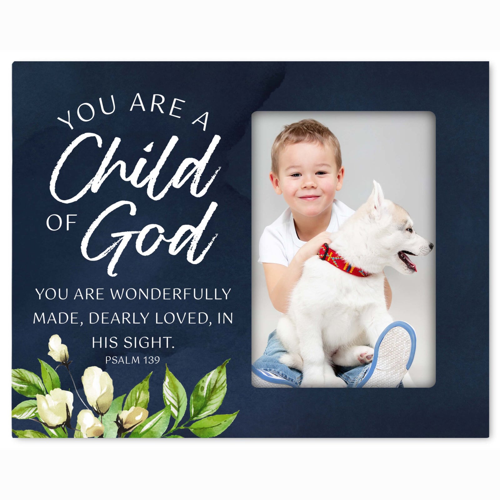 Fearfully & Wonderfully Made Wooden Picture Frame - LifeSong Milestones