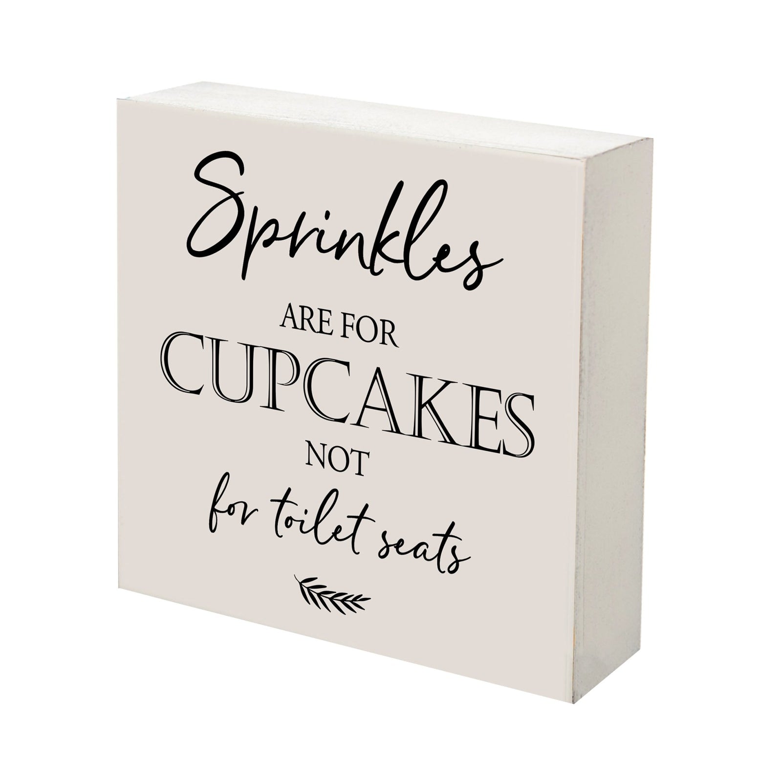 Funny Bathroom Decor 10x10 Shadow Box Sprinkles Are For Cupcakes - LifeSong Milestones