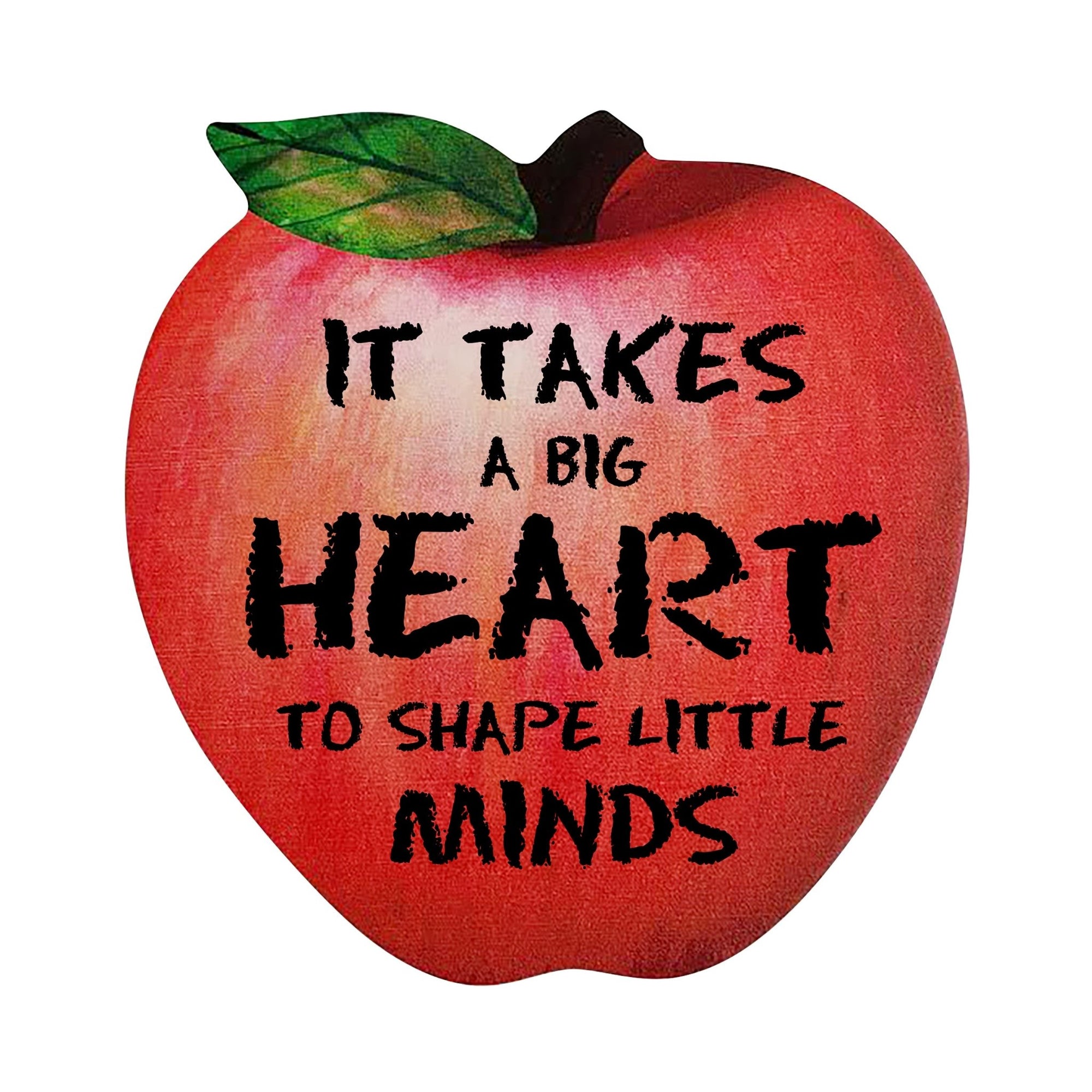 Gift For Teacher Best Teachers Teach From The Heart Apple Plaque 6x5.75in The Best Teachers For Teachers - LifeSong Milestones