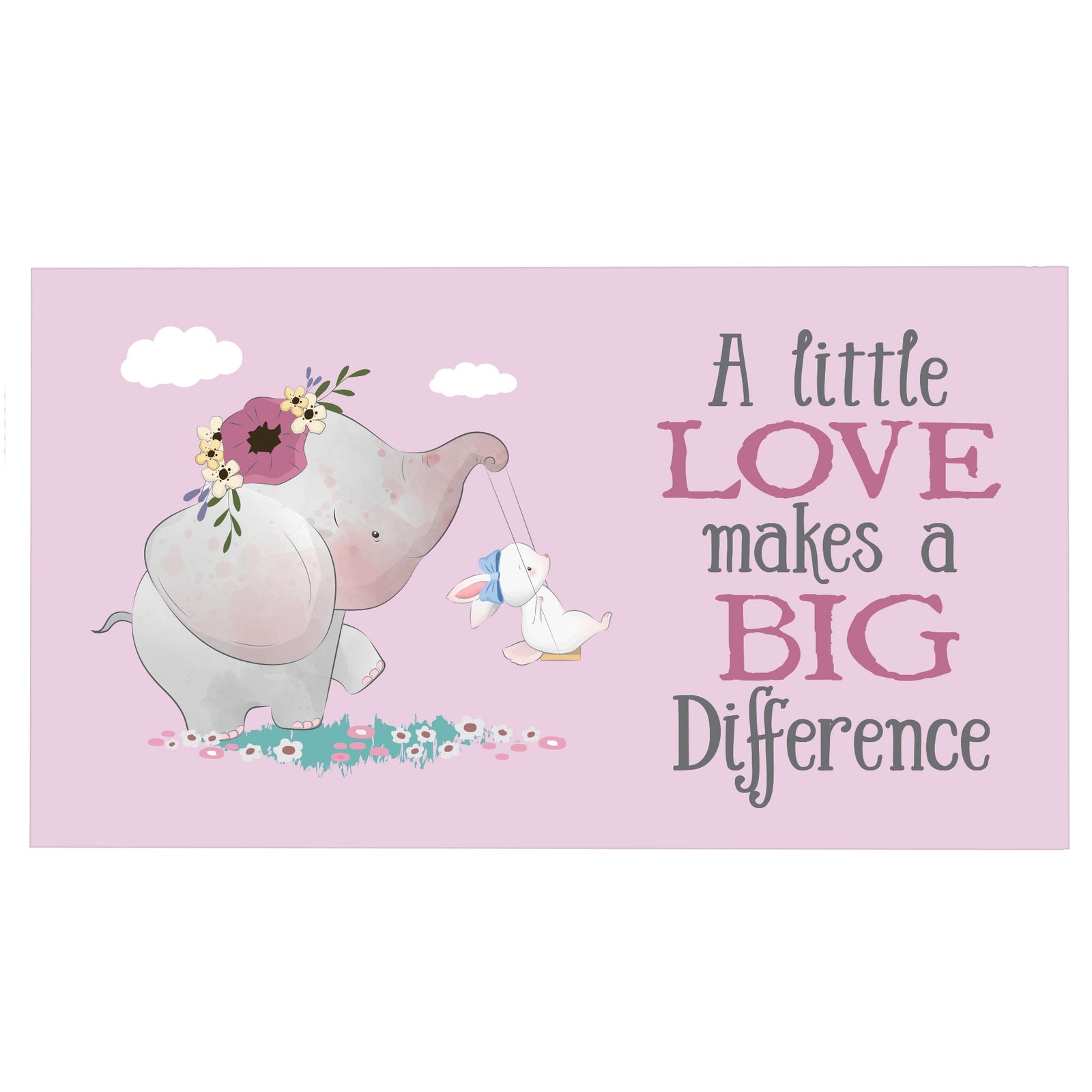 Lifesong Milestones Baptismal Wooden Wall Plaque Home Decor Gift for Girls