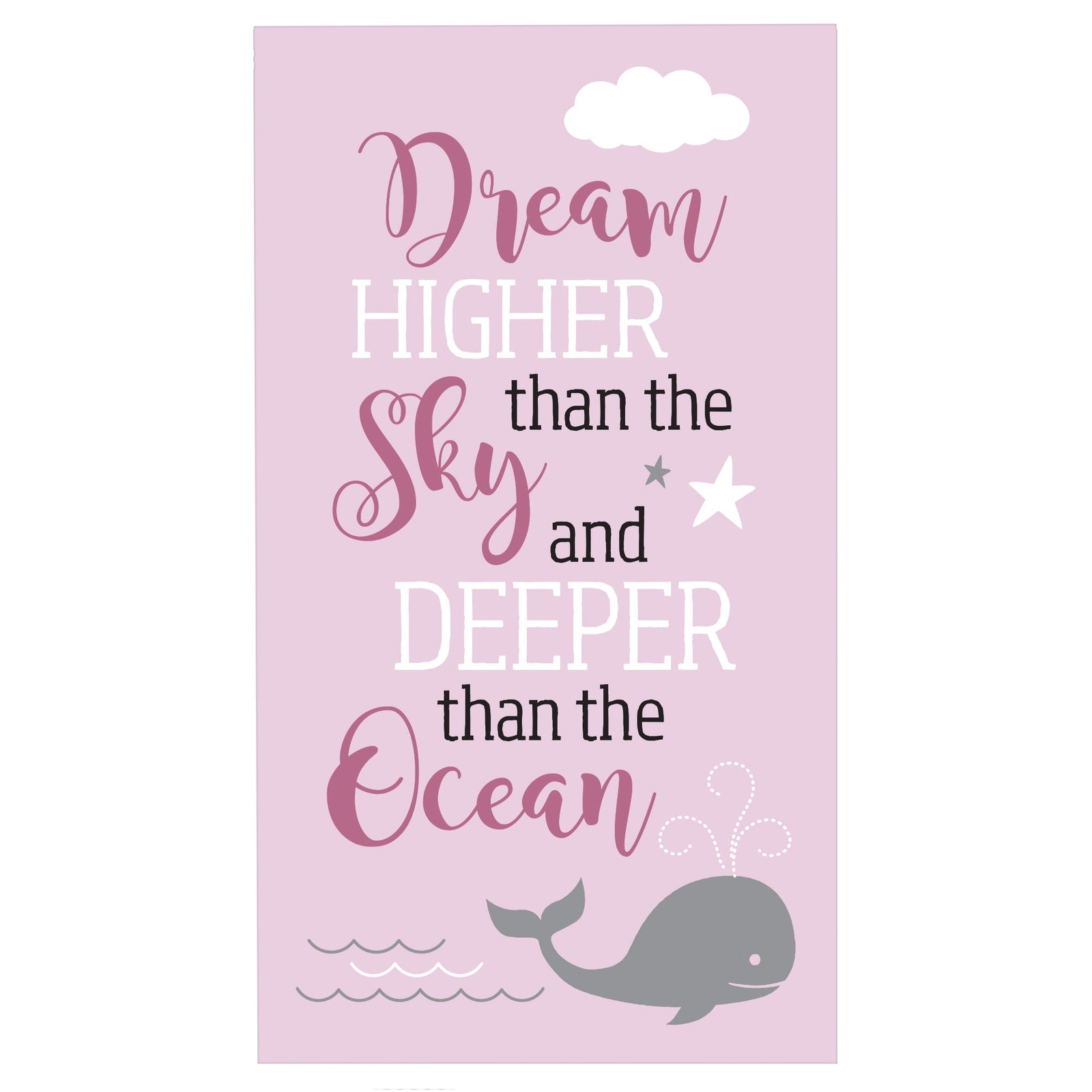 Lifesong Milestones Baptismal Wooden Wall Plaque Home Decor Gift for Girls