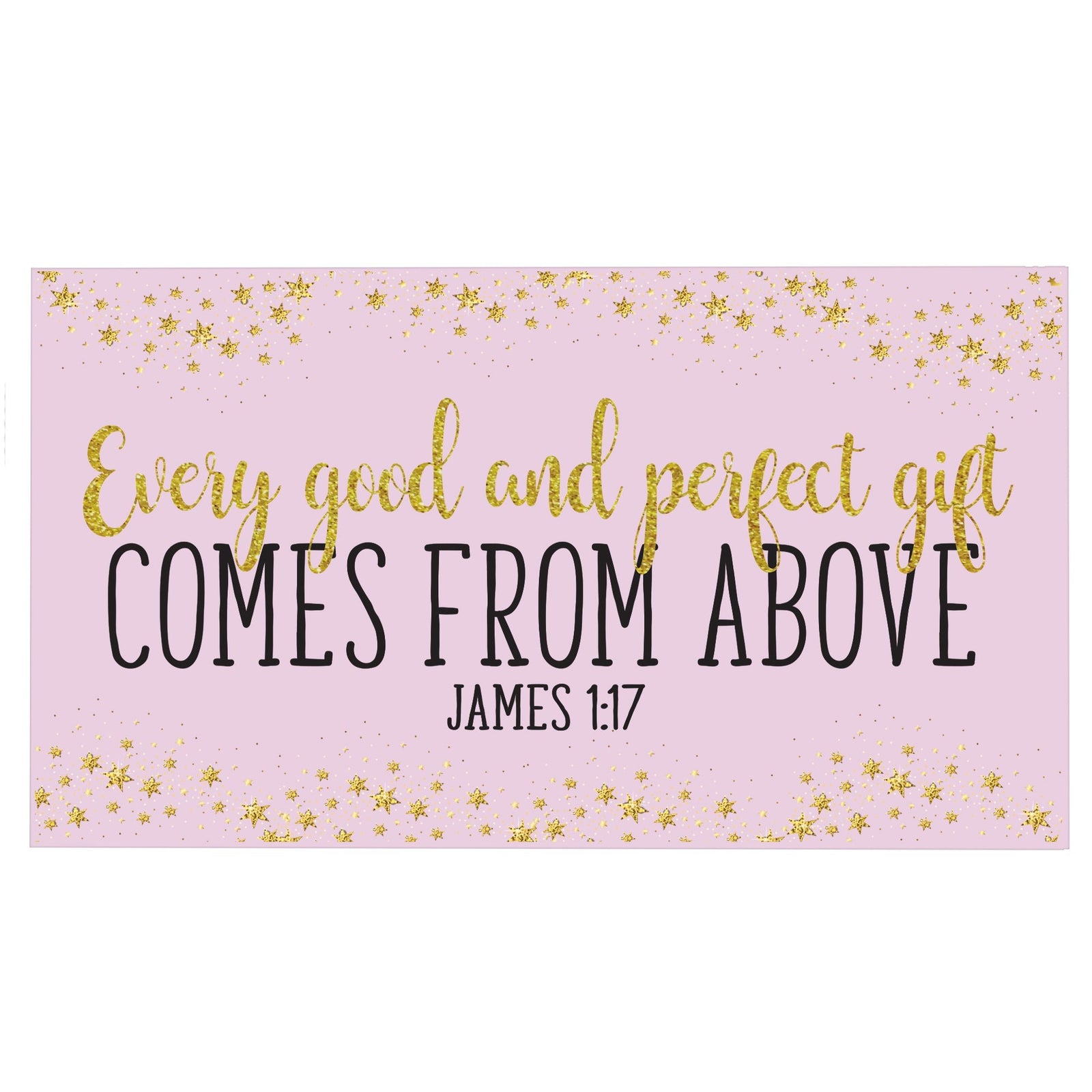 Lifesong Milestones Baptismal Wooden Wall Plaque Home Decor Gift for Girls