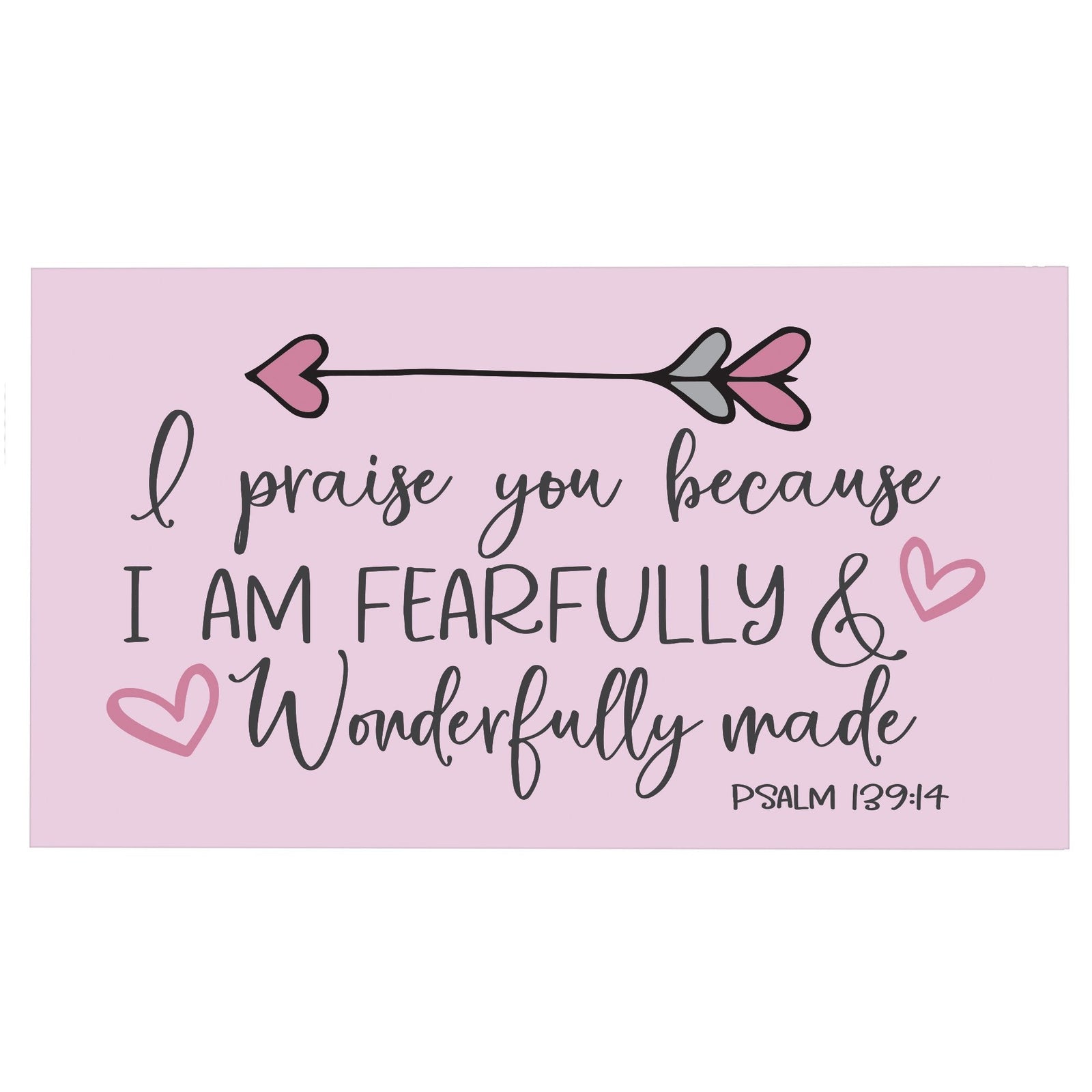 Lifesong Milestones Baptismal Wooden Wall Plaque Home Decor Gift for Girls