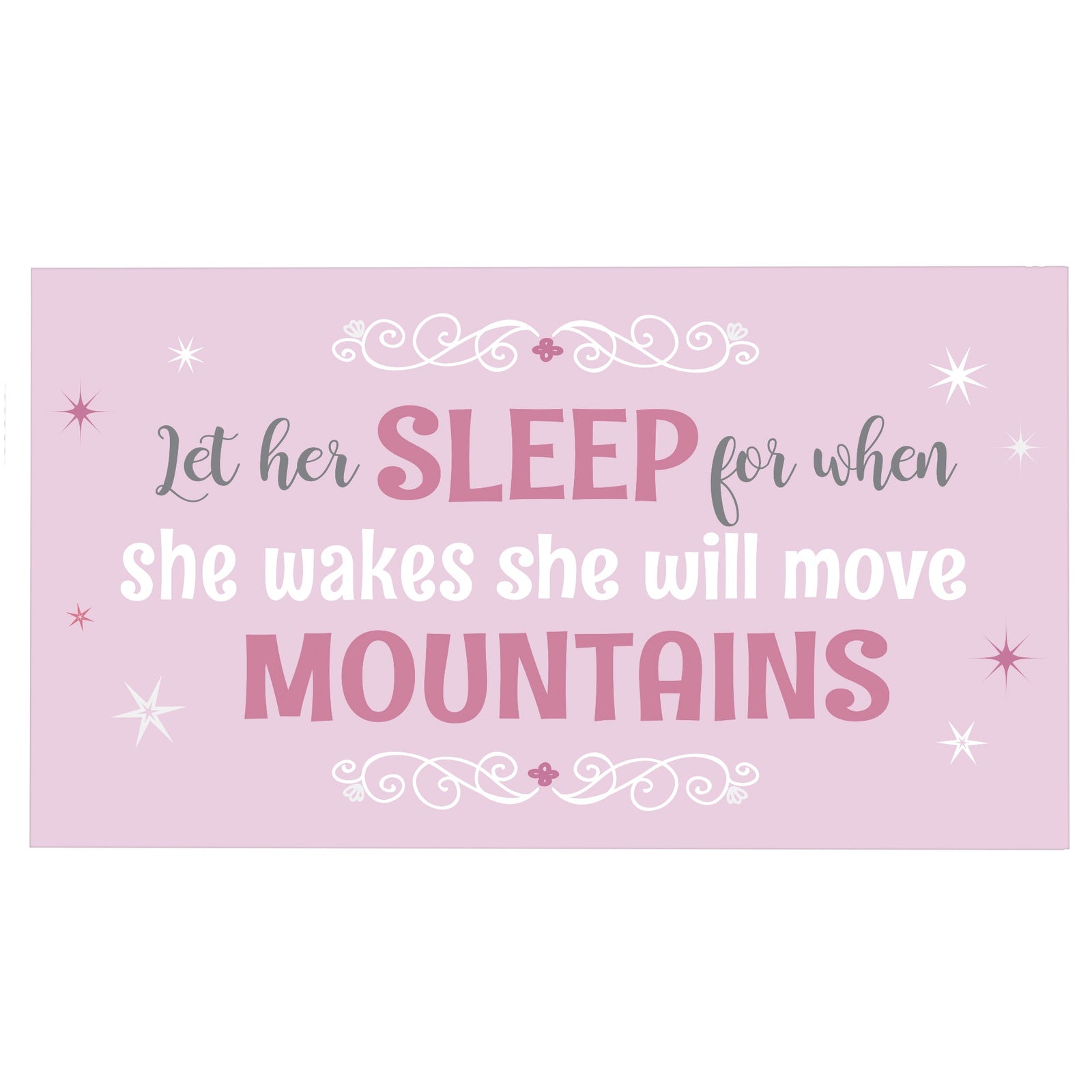 Lifesong Milestones Baptismal Wooden Wall Plaque Home Decor Gift for Girls