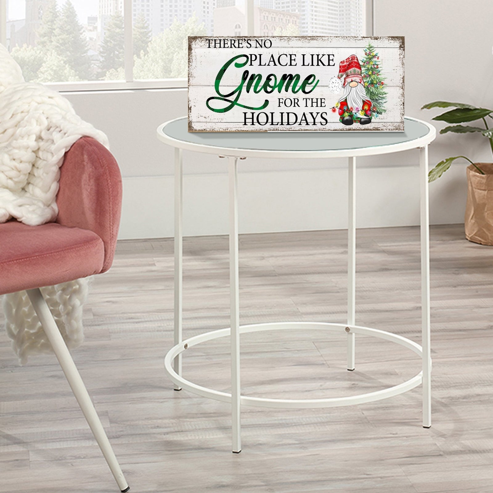 Gnome for Christmas | Tabletop Christmas Decoration 10x4 - LifeSong Milestones