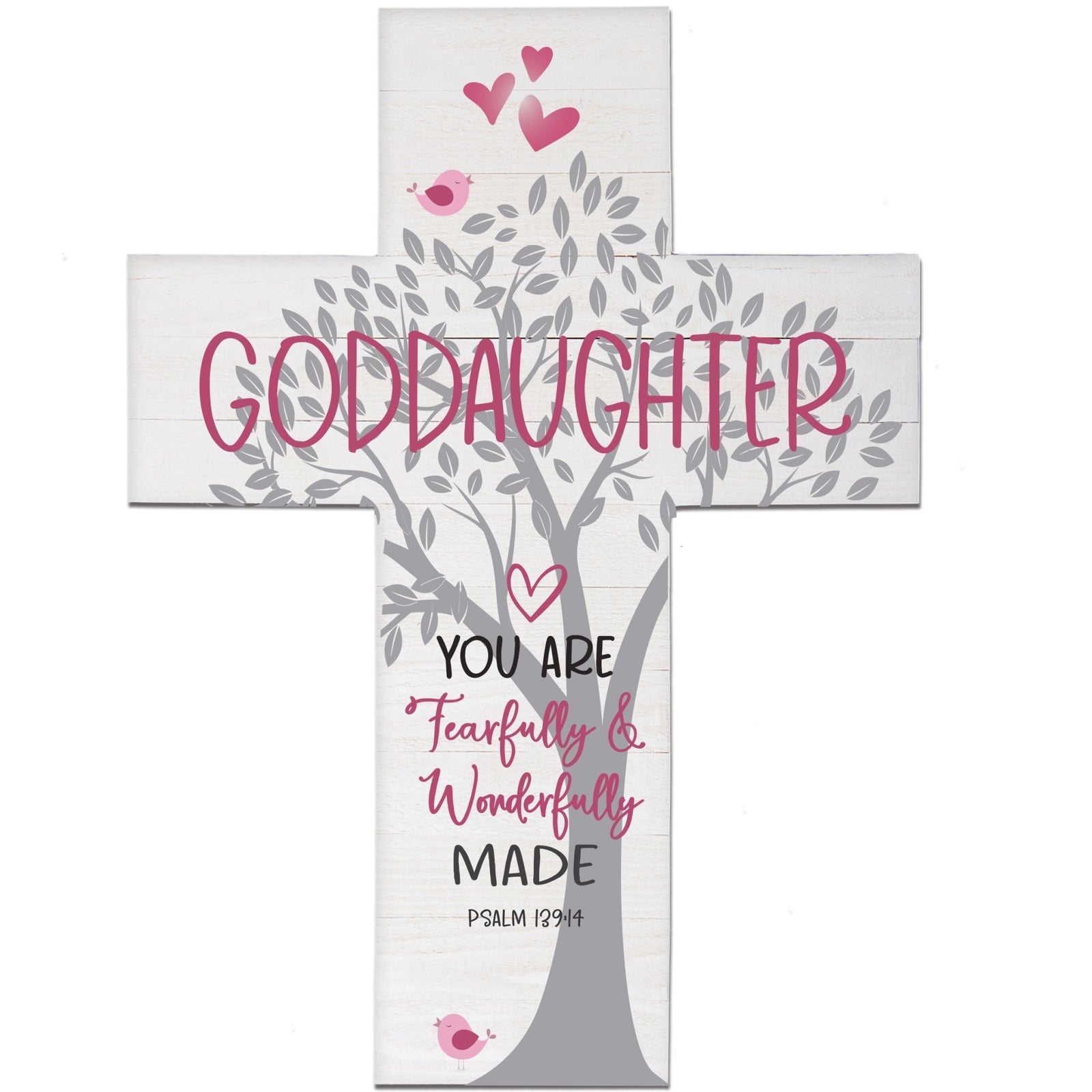 Goddaughter Baptism Wall Cross - LifeSong Milestones