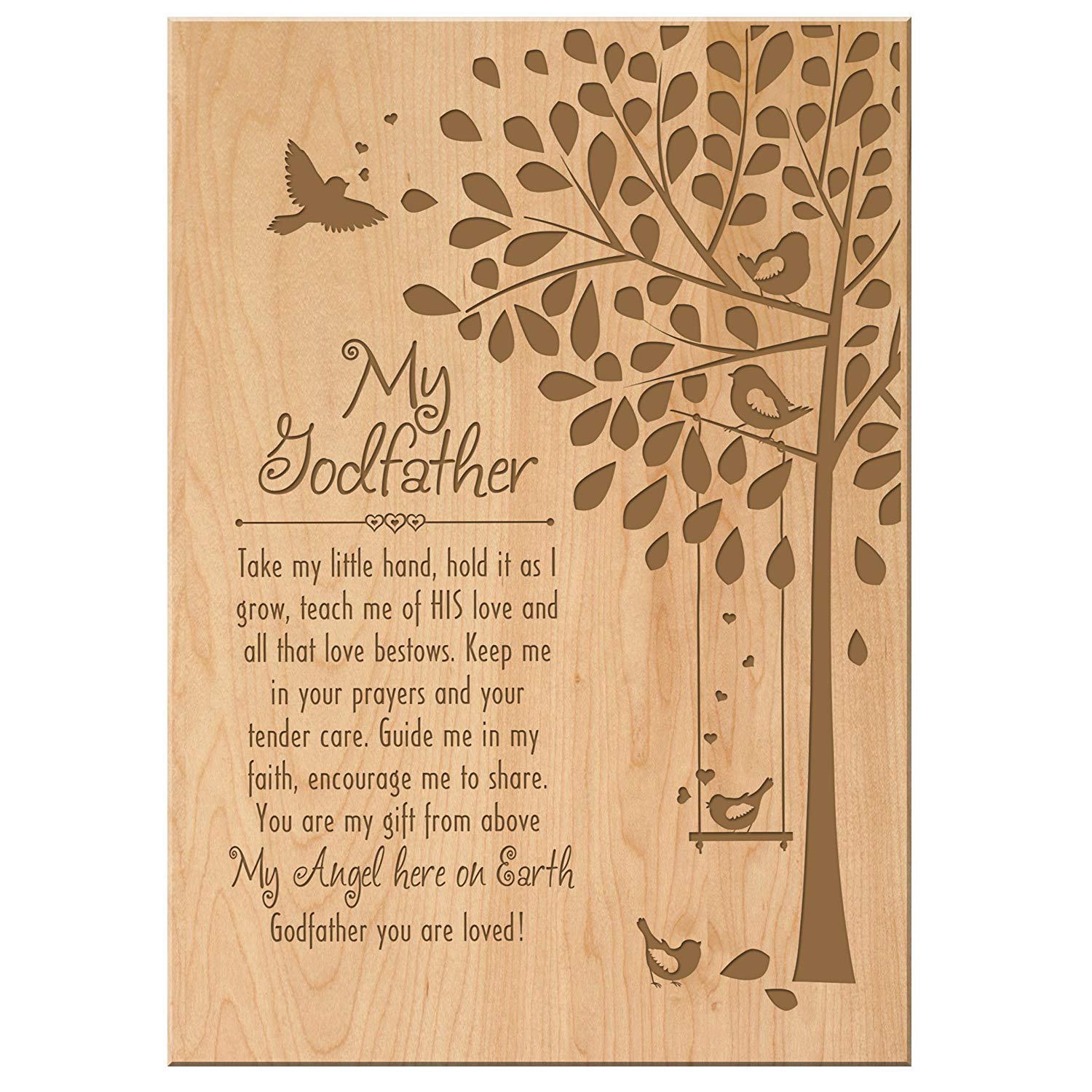 Godfather Wall Plaque Gift - My Godfather - LifeSong Milestones