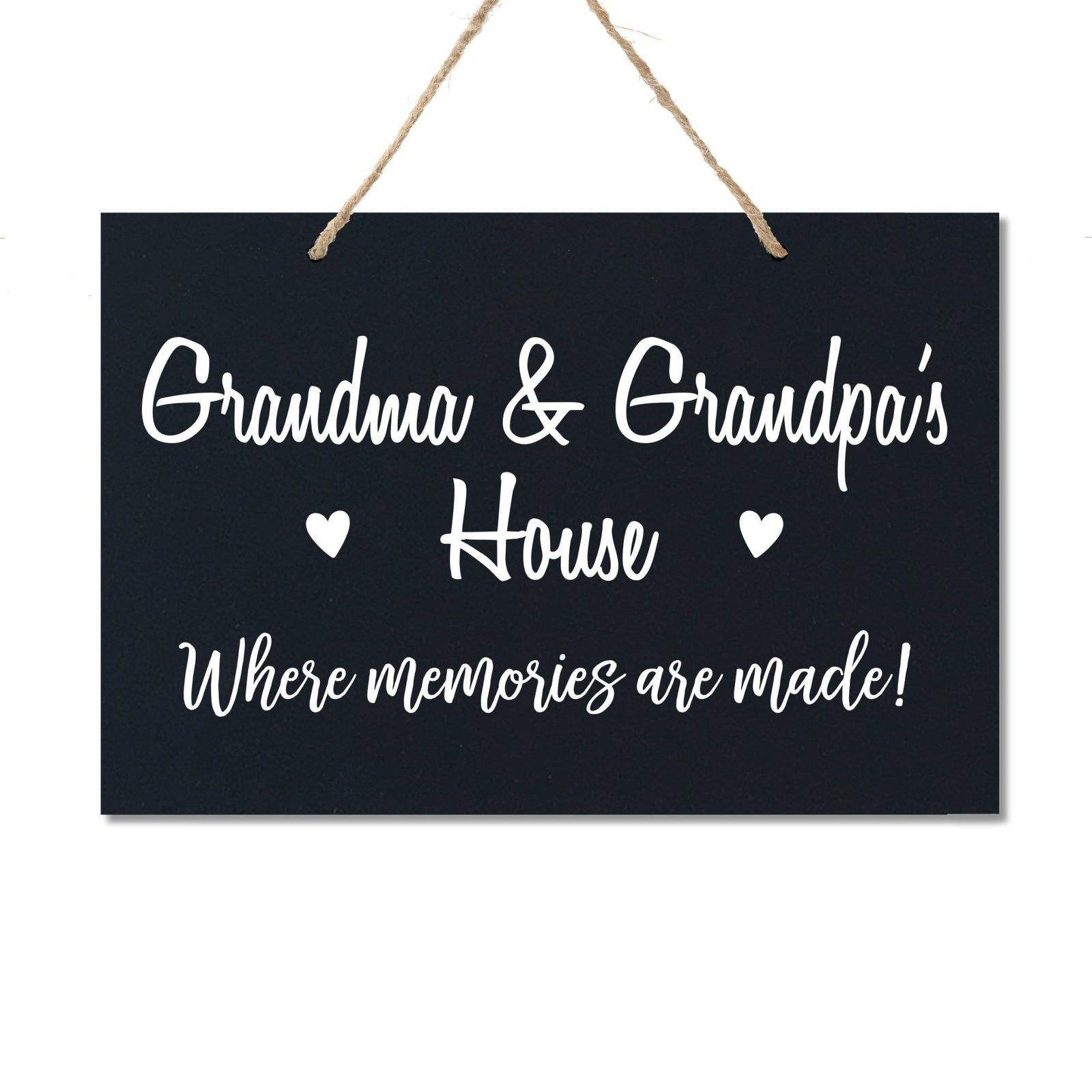 Grandparent Wall Hanging Sign Gift - Memories Are Made - LifeSong Milestones