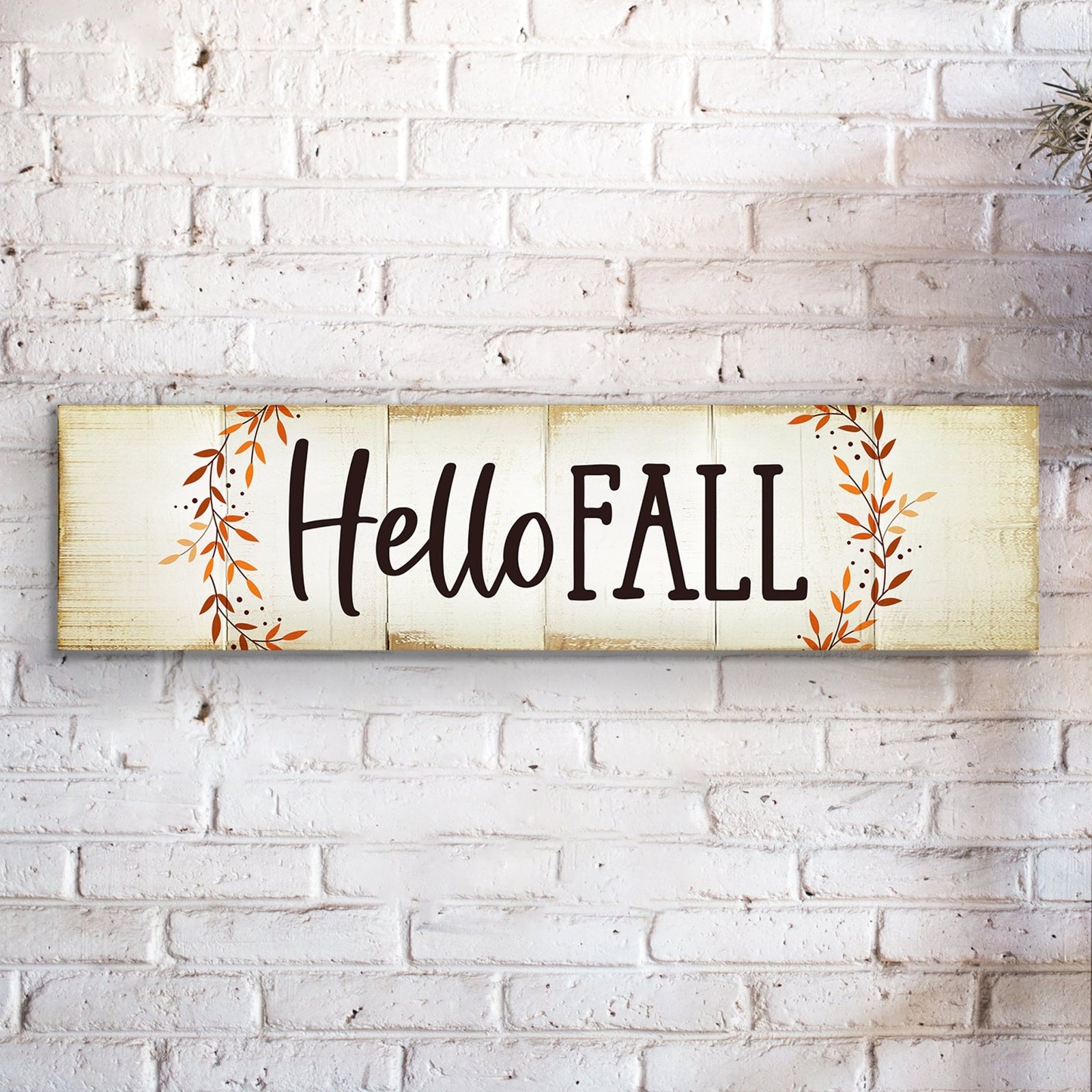 Hanging Inspirational Wall Plaque for Fall Season - LifeSong Milestones