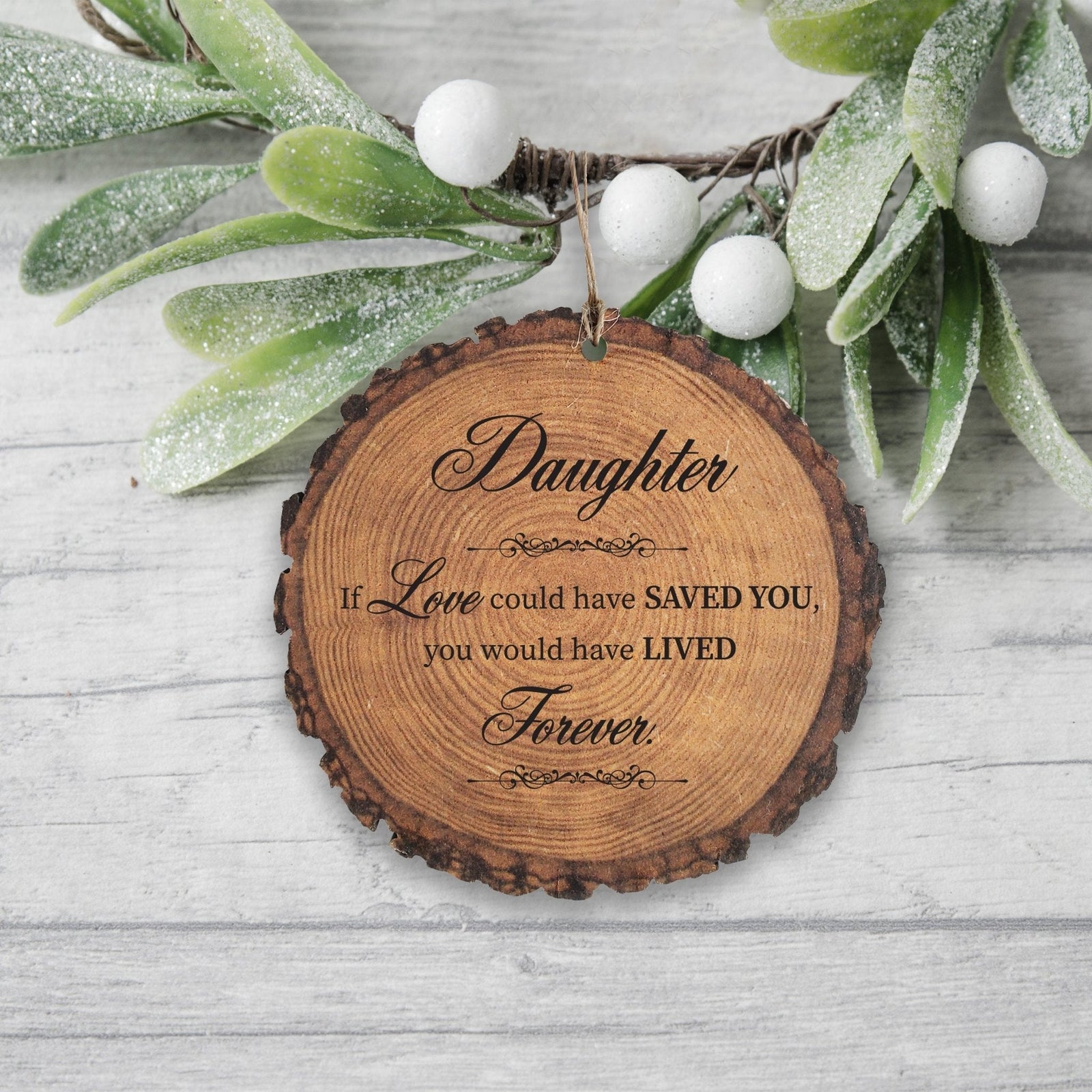 Hanging Memorial Bereavement Barky Ornament for Loss of Loved One - If Love Could - LifeSong Milestones