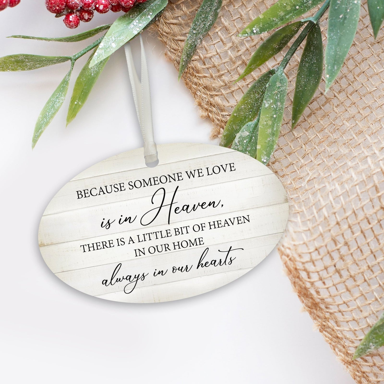 Hanging Memorial Bereavement Ornament for Loss of Loved One - LifeSong Milestones