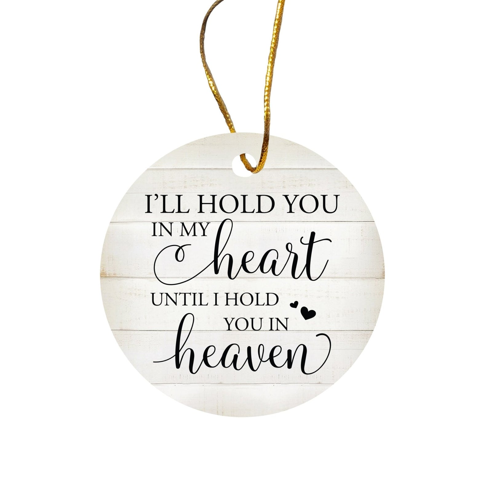 Hanging Memorial Ceramic Ornament for Loss of Loved One - LifeSong Milestones