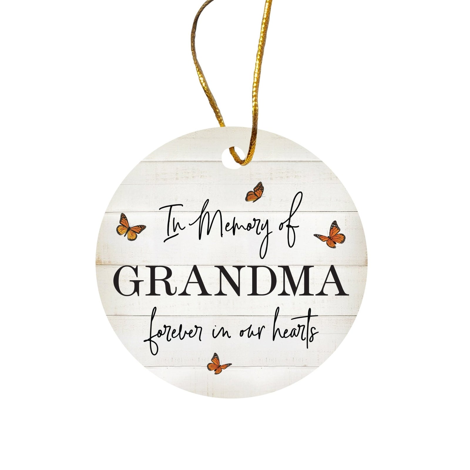 Hanging Memorial Ceramic Ornament for Loss of Loved One - LifeSong Milestones
