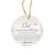 Hanging Memorial Ceramic Ornament for Loss of Loved One - We Thought Of You - LifeSong Milestones