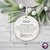 Hanging Memorial Round Ornament for Loss of Loved One - I Thought Of You - LifeSong Milestones