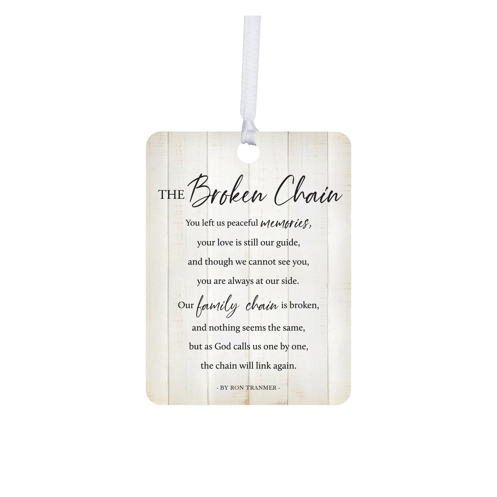 Hanging Memorial Vertical Ornament for Loss of Loved One - LifeSong Milestones