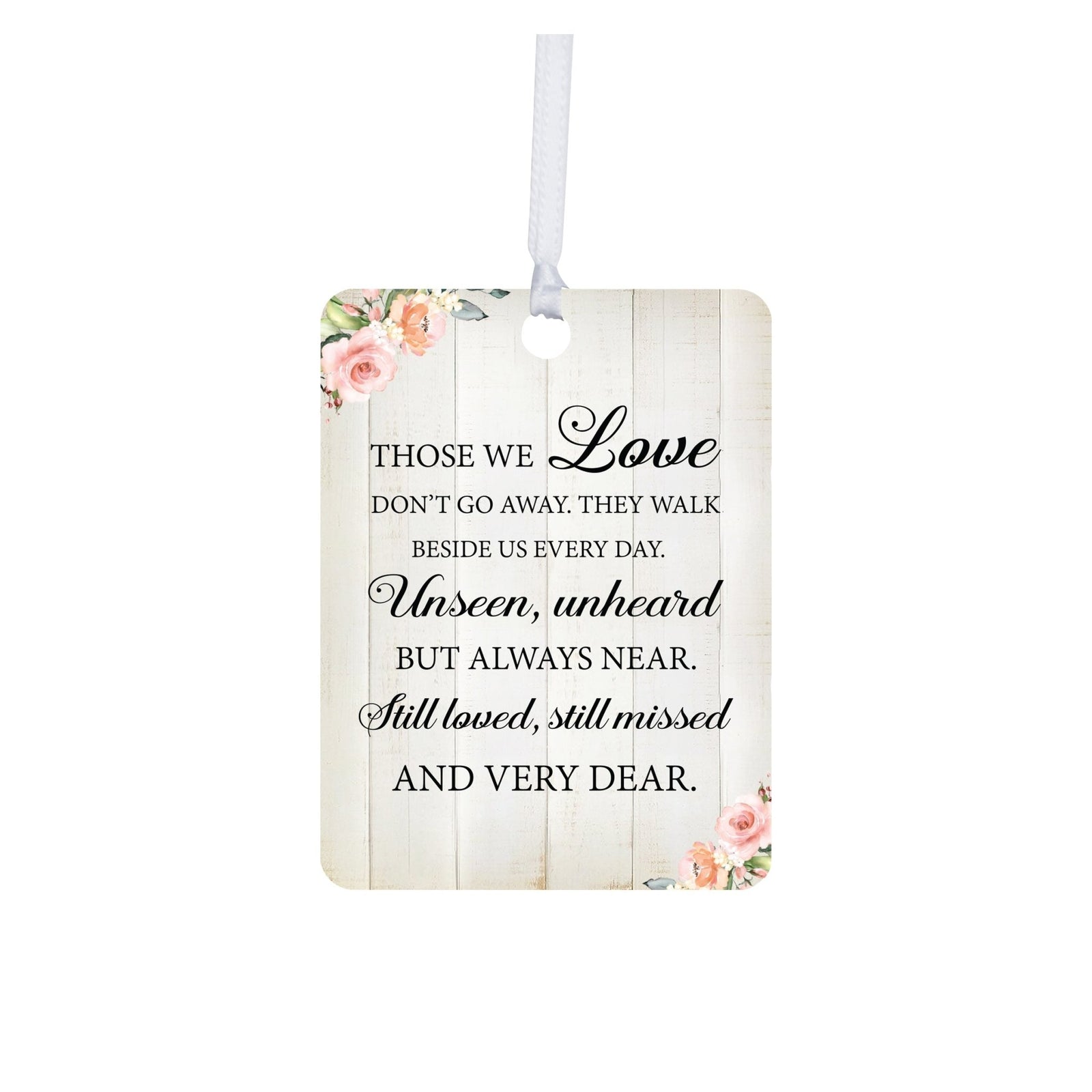 Hanging Memorial Vertical Ornament for Loss of Loved One - LifeSong Milestones