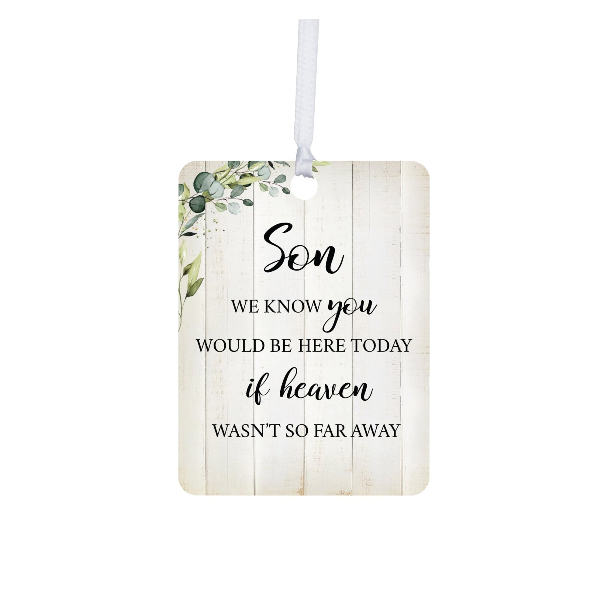 Hanging Memorial Vertical Ornament for Loss of Loved One - We Know You Would - LifeSong Milestones