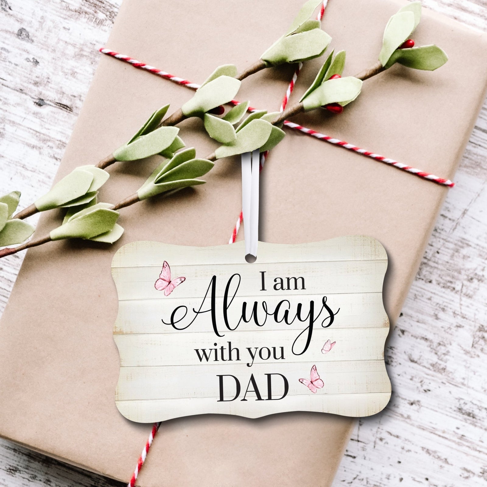 Beautiful memorial ornament with a comforting message – a cherished keepsake for those in grief