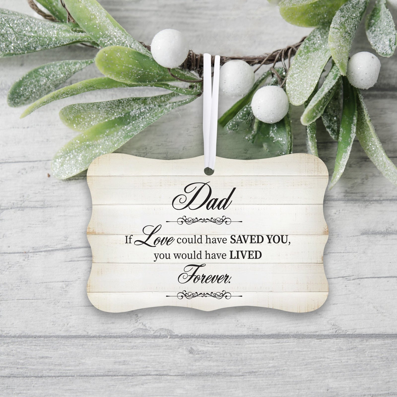 Beautiful memorial ornament with a comforting message – a cherished keepsake for those in grief