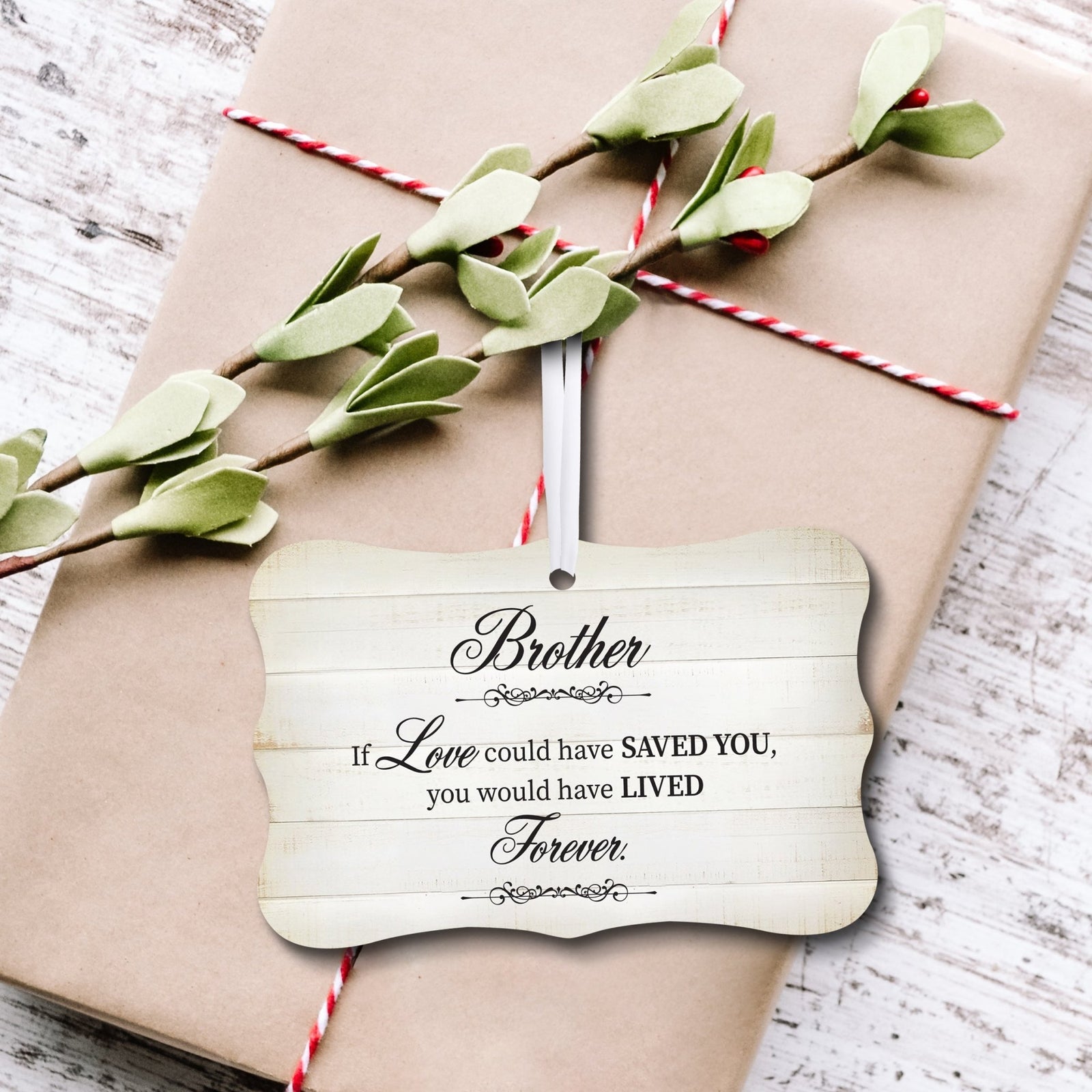 Beautiful memorial ornament with a comforting message – a cherished keepsake for those in grief