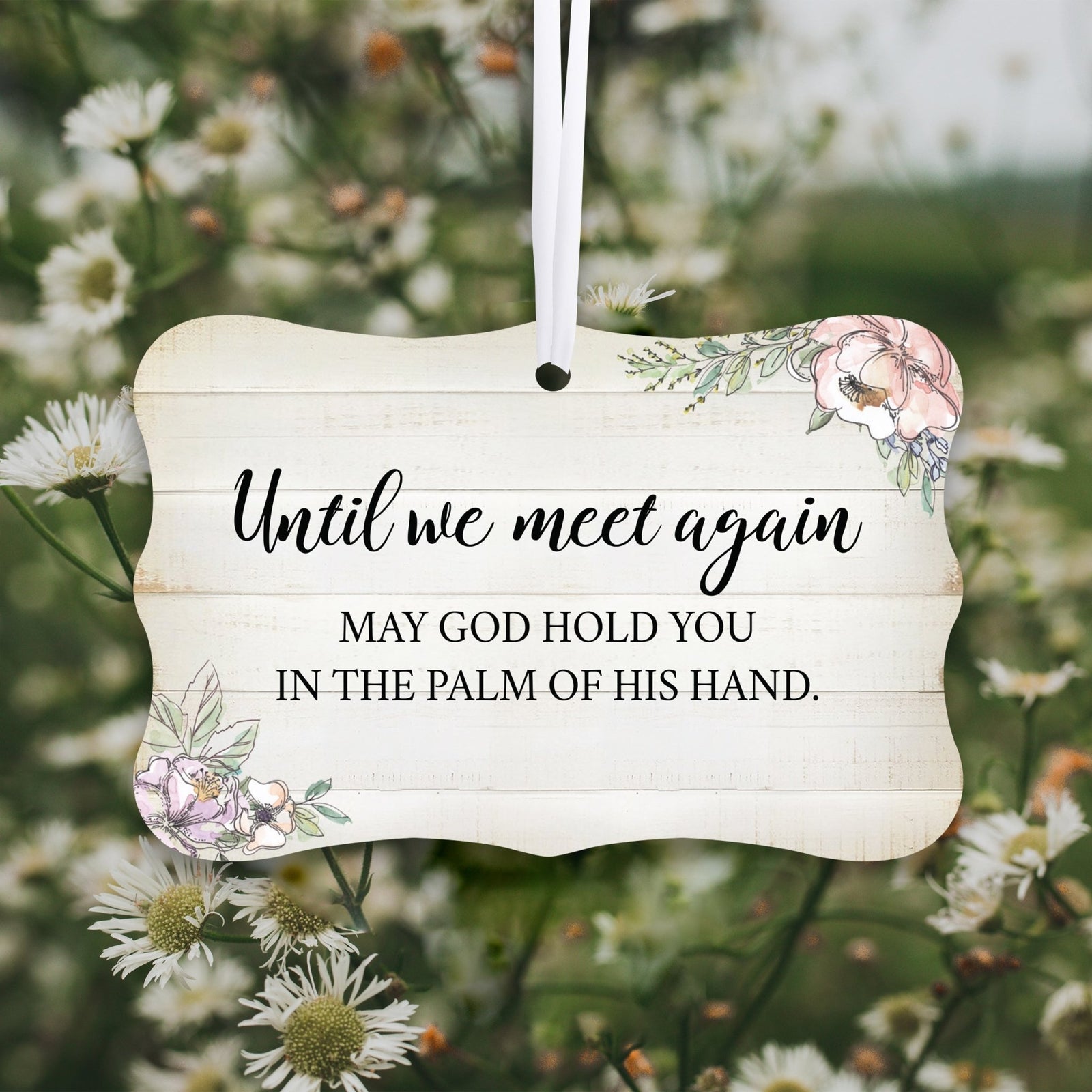 Beautiful memorial ornament with a comforting message – a cherished keepsake for those in grief
