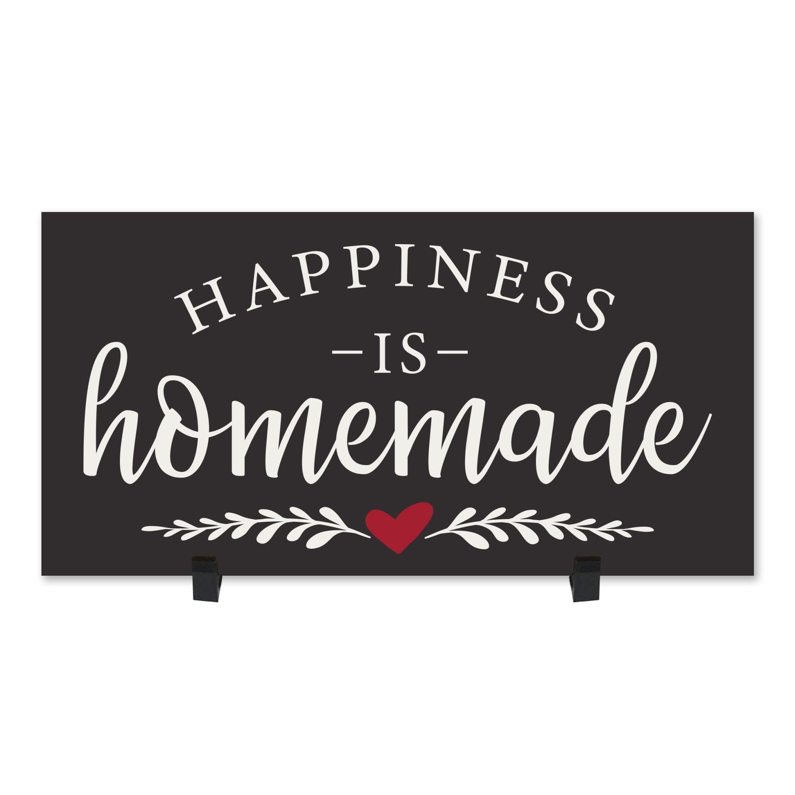 Home and Family Plaques Wall Home Decor - Happiness Is Homemade - LifeSong Milestones